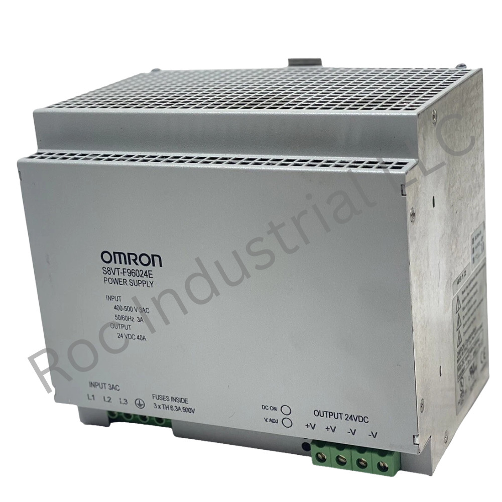 OMRON S8VT-F96024E Power Supply DIN Rail Panel Mount 24VDC 40Amp 960W 3-Phase