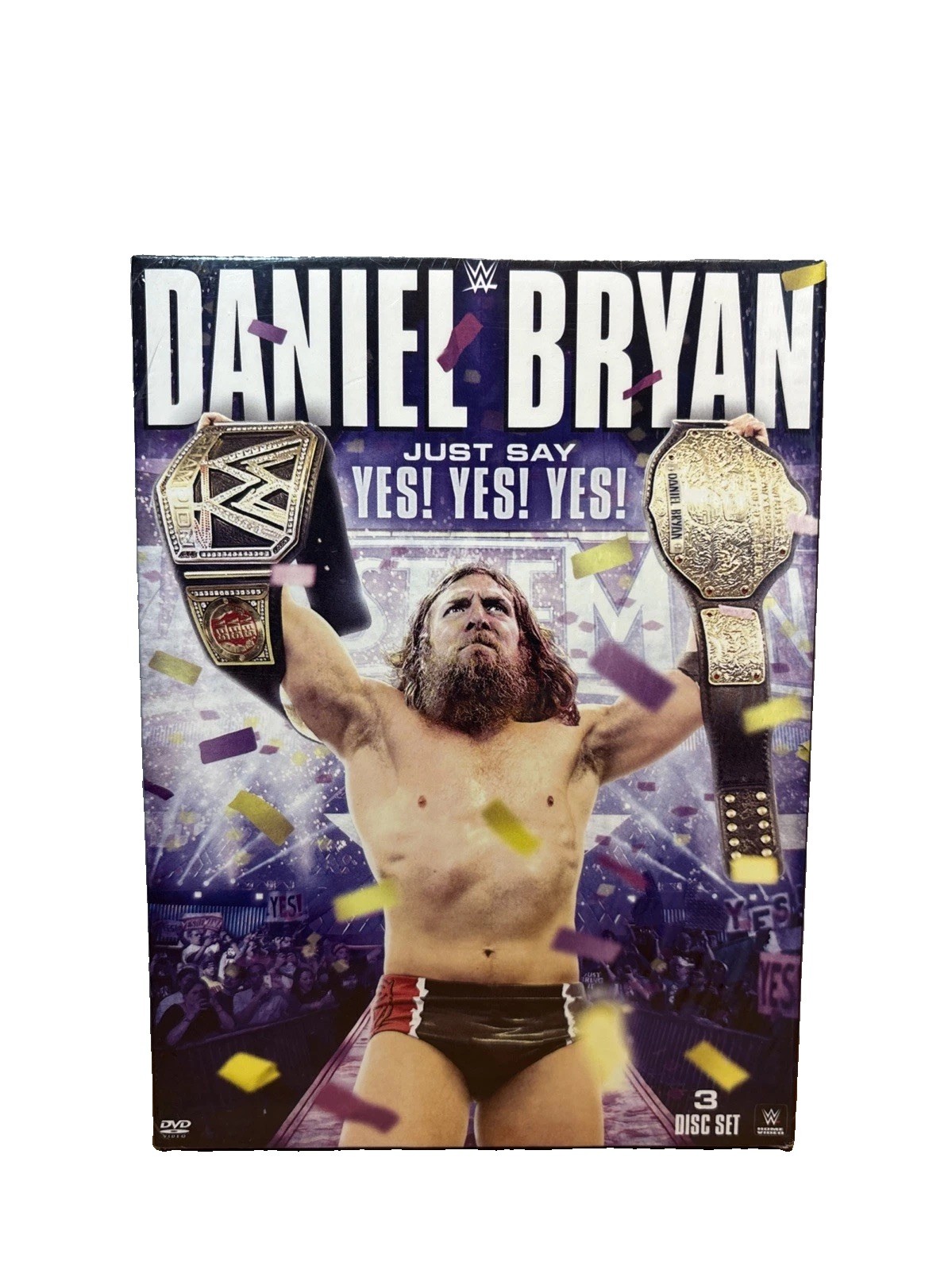 WWE Daniel Bryan - Just Say Yes Yes Yes (DVD, 2015,3-Disc Set) Brand New Sealed WWE Daniel Bryan - Just Say Yes Yes Yes (DVD, 2015,3-Disc Set) Brand New Sealed
