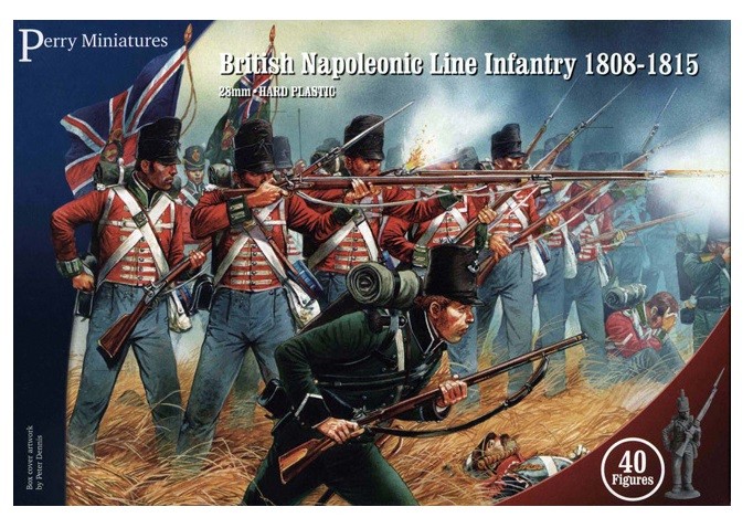 Perry Miniatures: British Napoleonic Line Infantry: 40 Figures 28mm