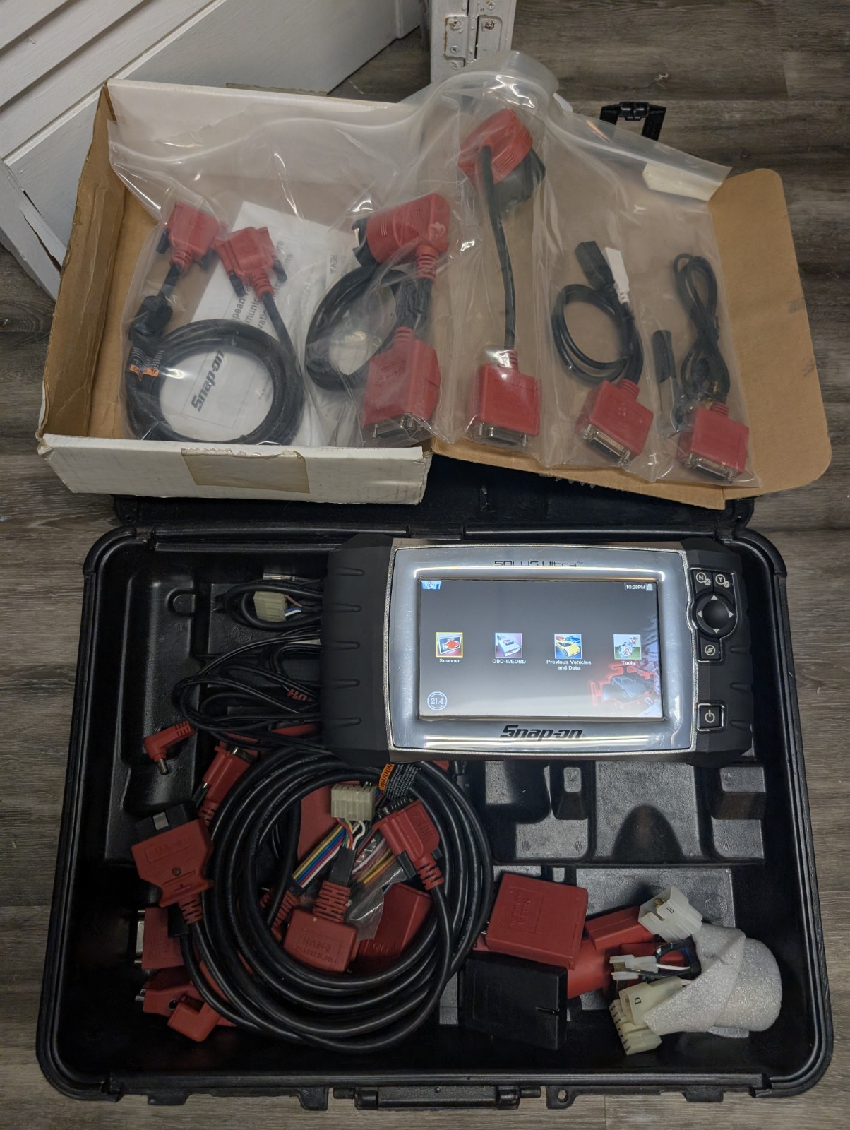 Snap On Solus Ultra EESC318 FULL KIT LATEST UPDATE WITH ALL THE ADAPTERS