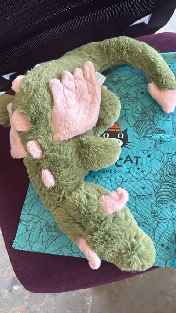 Malachy Dragon fit Jellycat Plush 50cm Large Stuffed Toy - New w Tags & Dust.