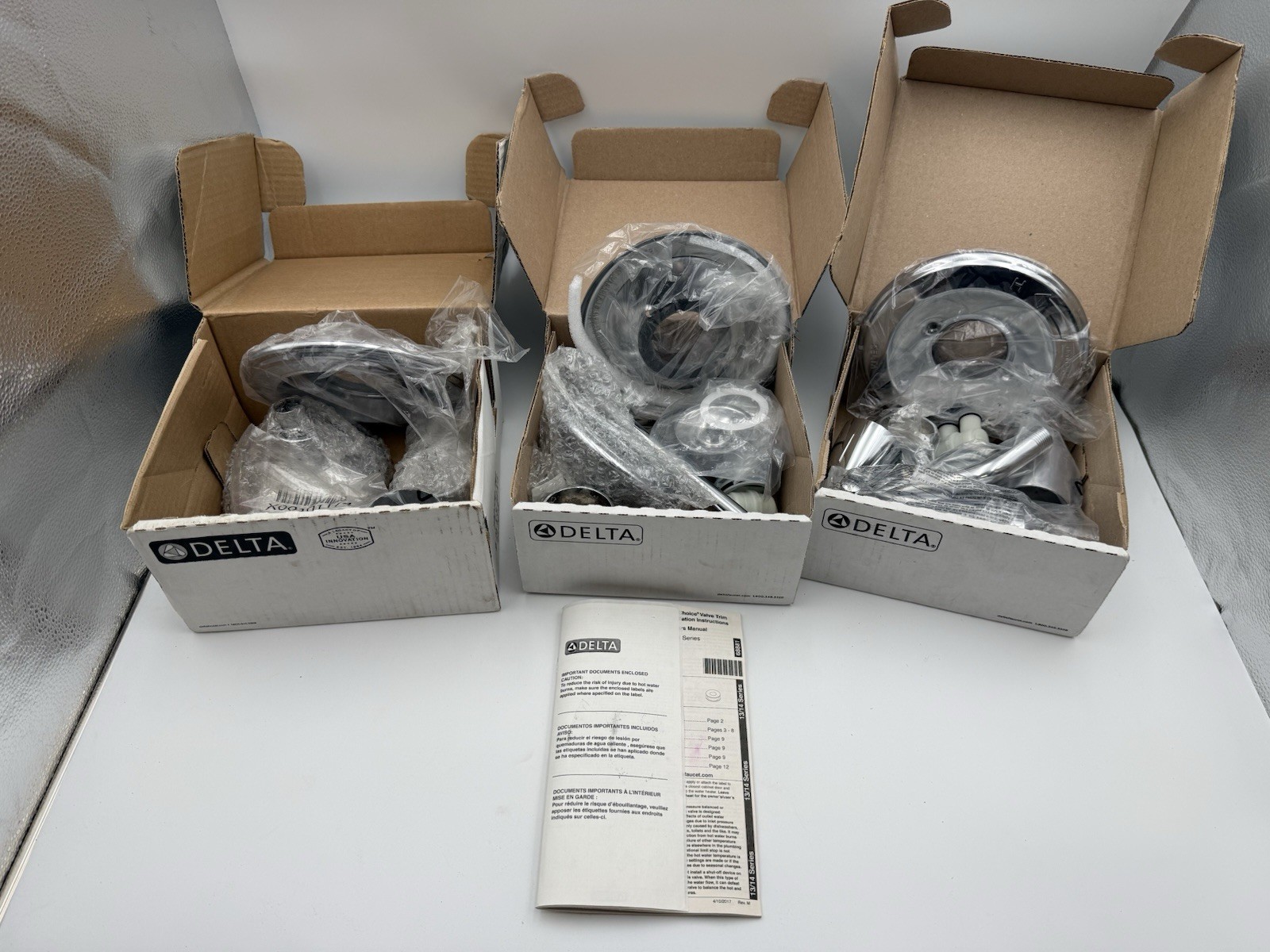 Huge Delta Shower Valve, Handle, And Head Parts T14438 T14238