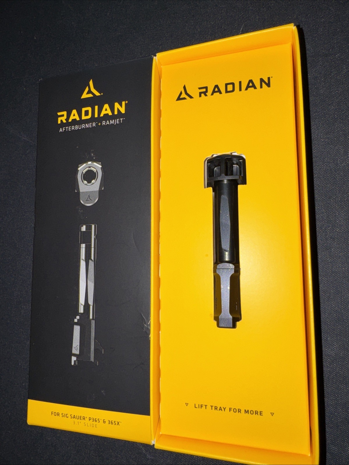 Radian RAMJET Barrel w/ AFTERBURNER Compensator Fits Sig P365 3.1\