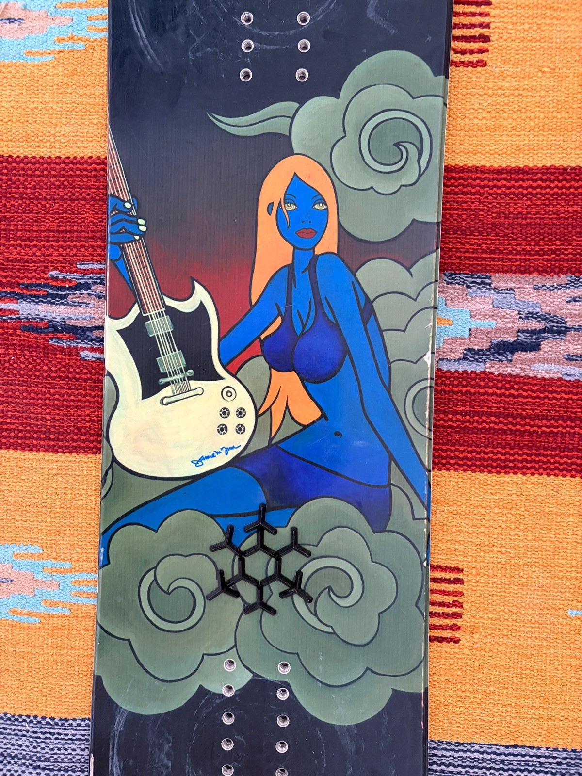 Vintage Lib Tech Jamie Lynn 154cm Snowboard Rare Graphic Snowboarding Collector
