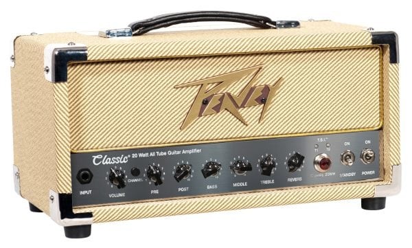 Peavey Classic® 20 MH Mini Guitar Amp Head – All-Tube Portable Amplifier Head
