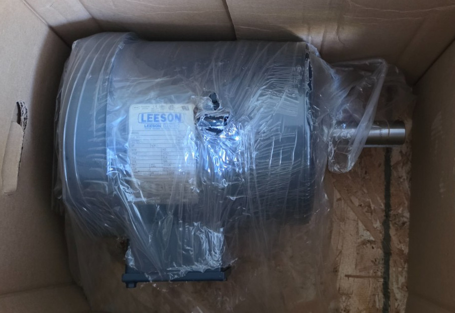 LEESON Electric C182T17FC46B AC Motor 3HP 60Hz 208-230/460 V 1 1/8\
