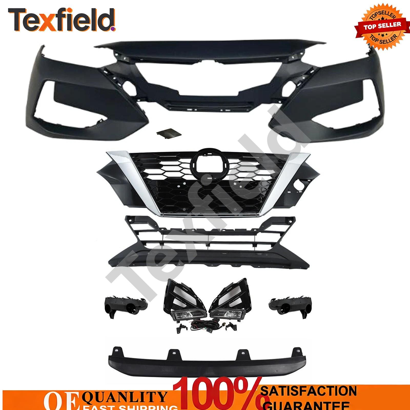 For Nissan Sentra 2020-2023 Complete Bumper Cover Front W/Fog Lamp W/Grille New For Nissan Sentra 2020-2023 Complete Bumper Cover Front W/Fog Lamp W/Grille New