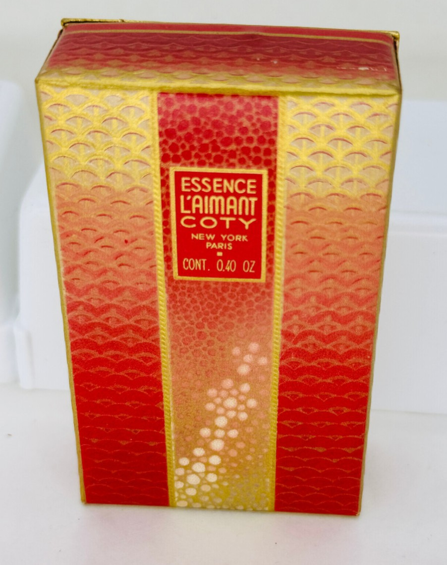 Vintage Coty Essence LAimant Perfume NIB Coty Eau De Roses Presentation Box .40