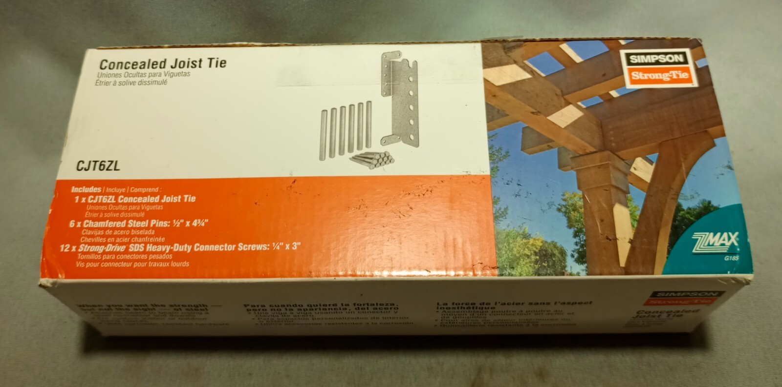 Simpson CJT6ZL Concealed Joist Tie Simpson CJT6ZL Concealed Joist Tie