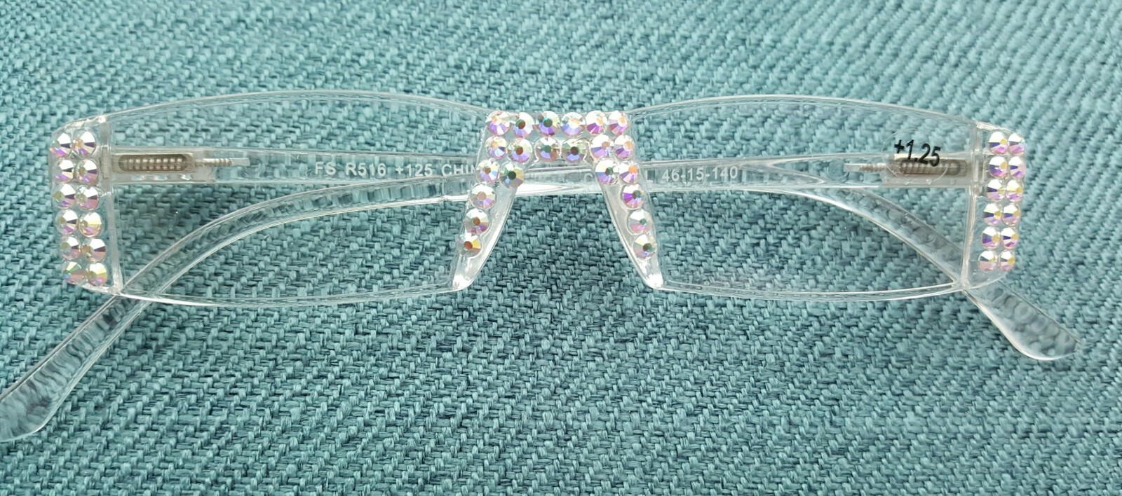 Sassy Fine Austrian Clear AB Crystal Crystals Reading Glasses Readers Sassy Fine Austrian Clear AB Crystal Crystals Reading Glasses Readers