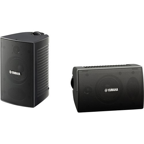 Yamaha NS-AW194BL High-Performance All-Weather Indoor/Outdoor 2-Way Speakers