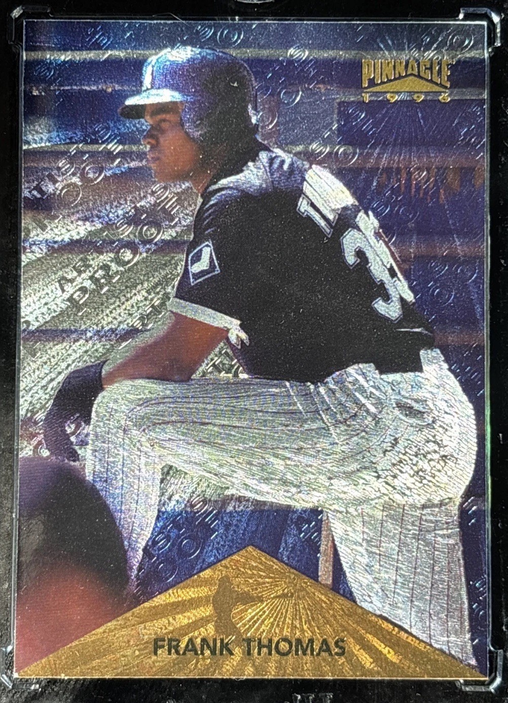 1996 Pinnacle - Starburst Frank Thomas #101 Artist Proof