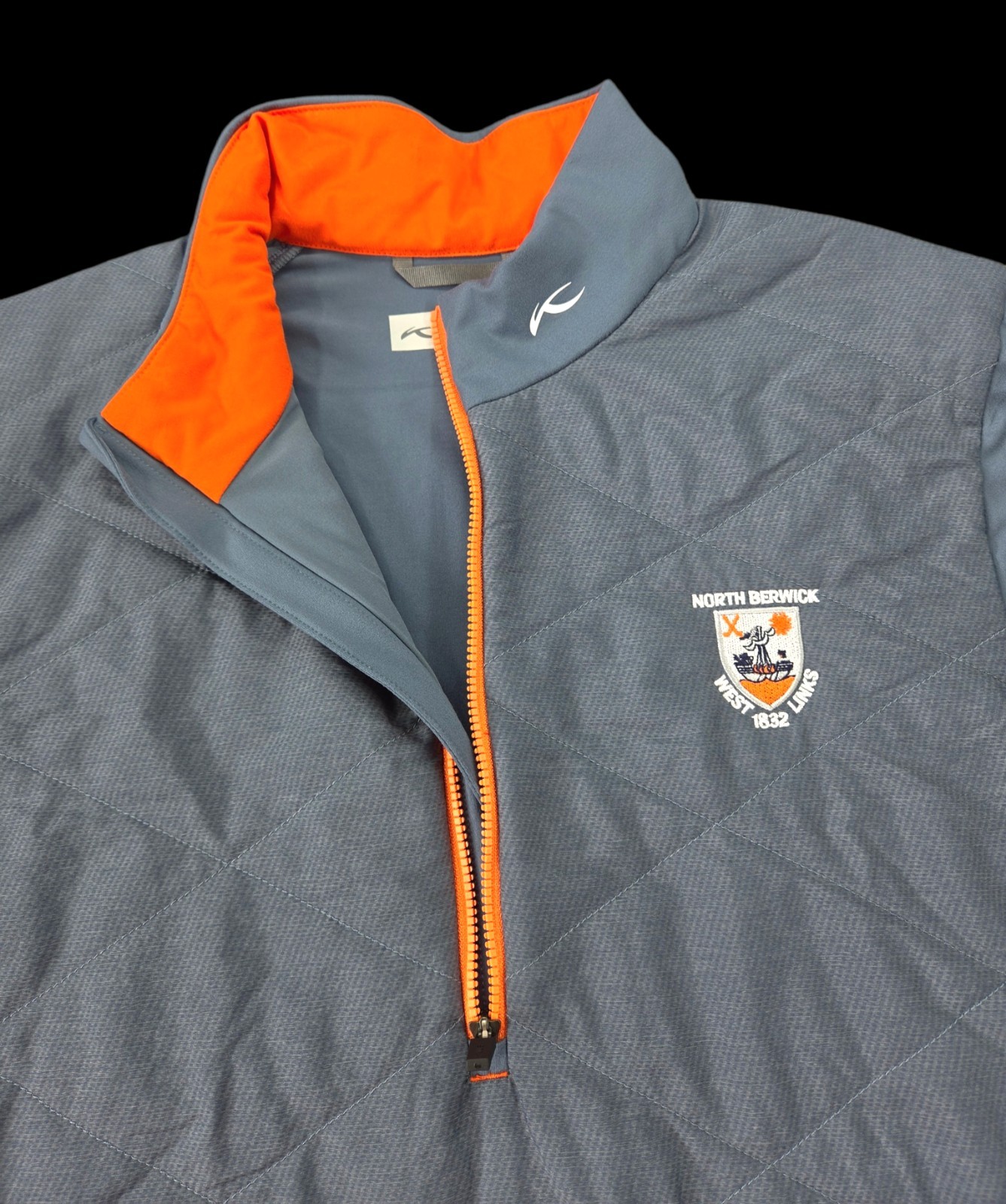 KJUS Men\'s Large Release Hybrid Pullover Golf Jacket - Berwick Links Scotland