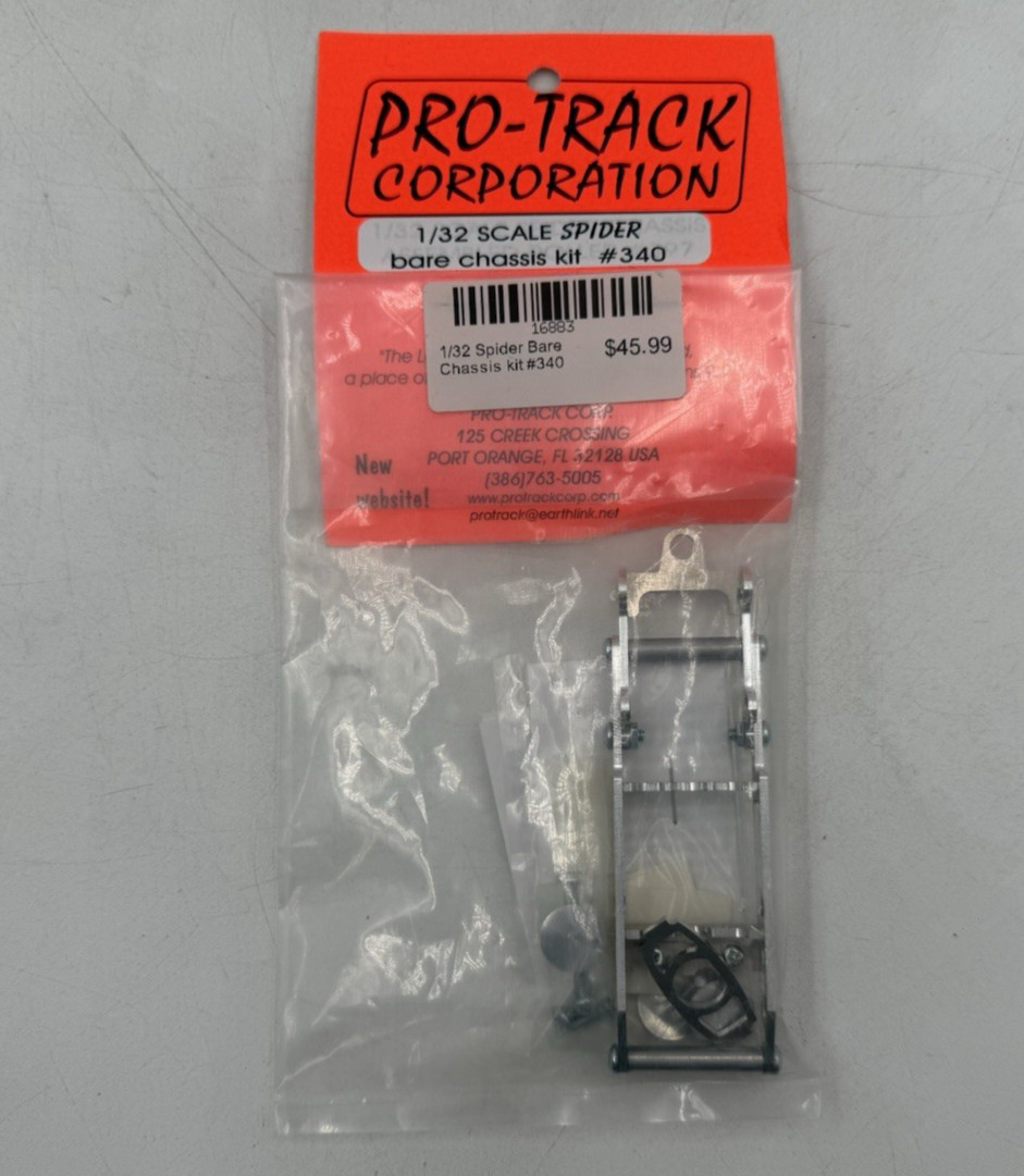 Pro-Track Corporation 1/32 Scale SPIDER Bare Chassis Kit #340