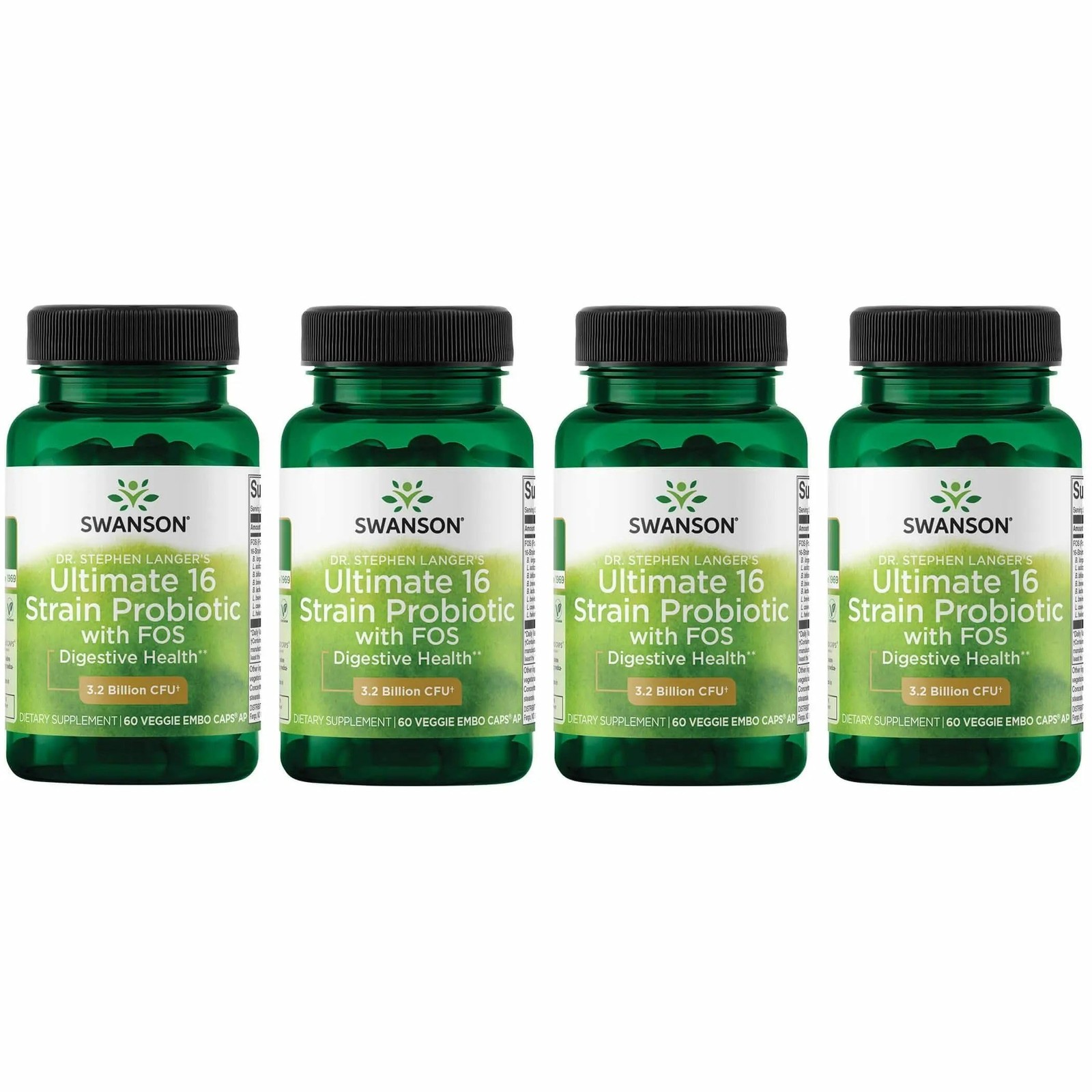 Swanson Dr. Stephen Langers Formula - Natural Probiotic w/ Prebiotic FOS -