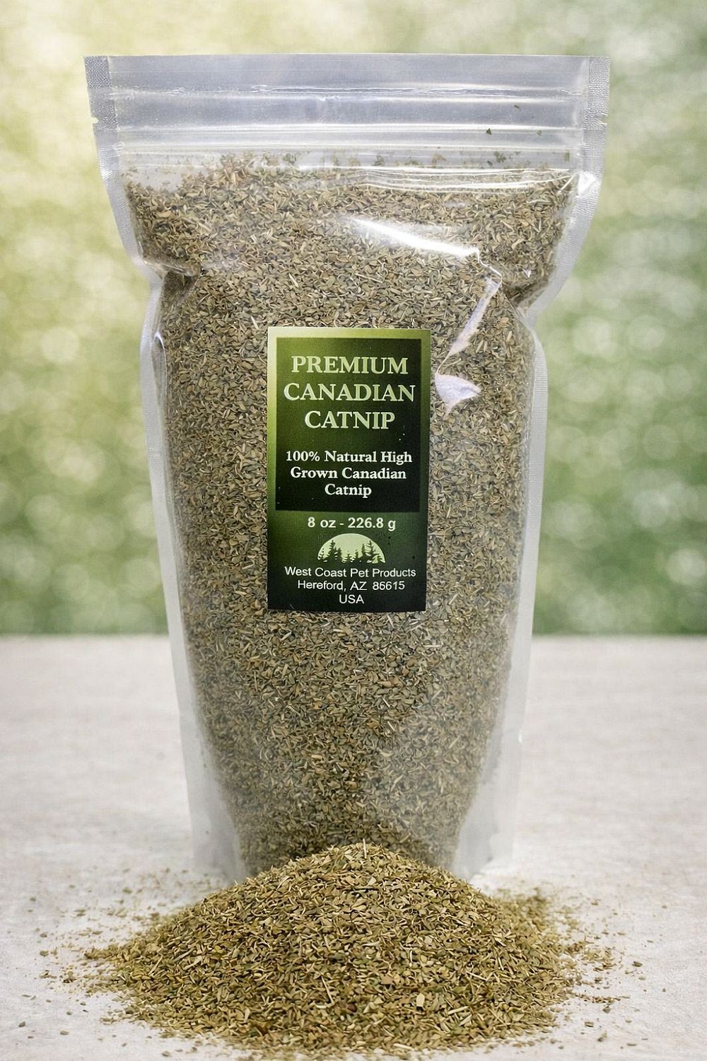 8oz Extra Strong Canadian Catnip – Premium Coarse Cut Cat Nip Refill