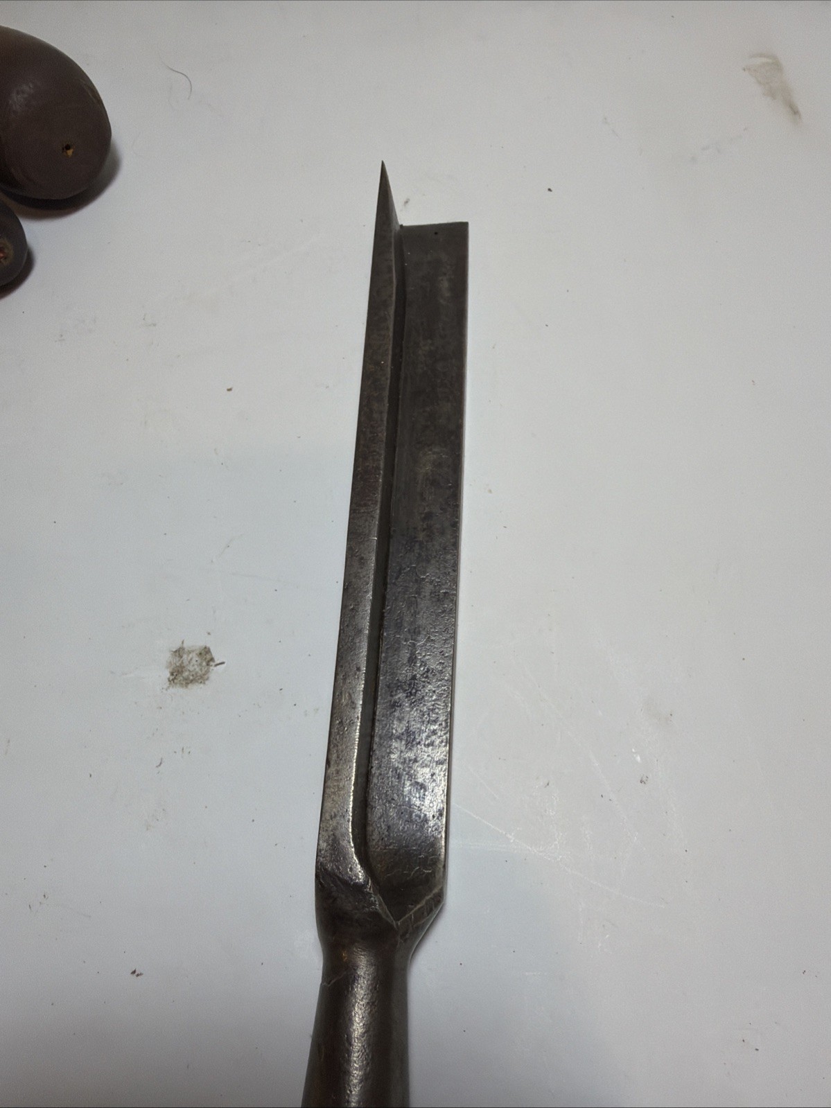 Vintage G.I MIX & Co No. 1 EX 1” Wide 15 1/2” Long Wood Gouge Tool