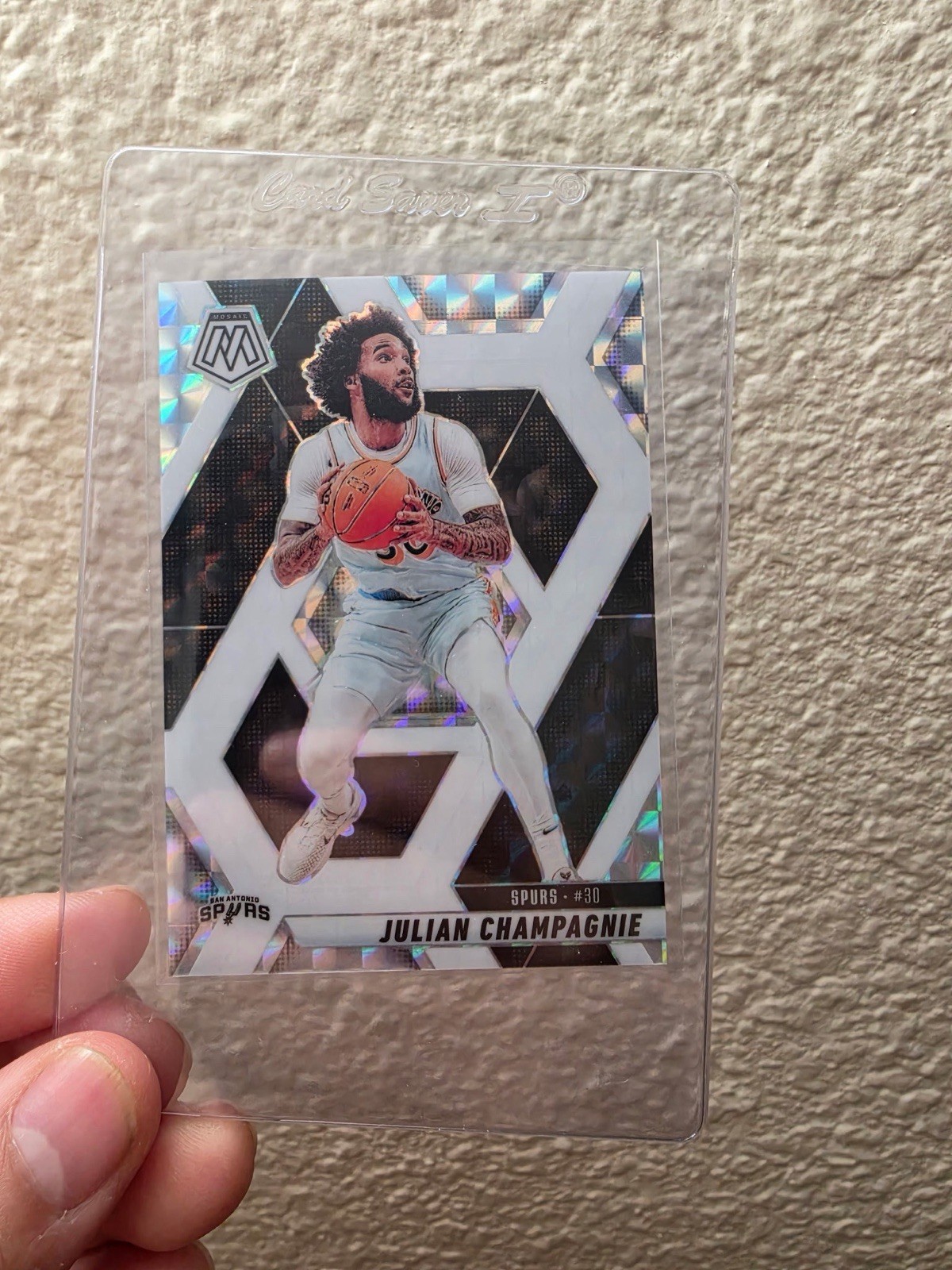 PANINI 2024-25 MOSAIC PRIZM Julian Champagnie #109 Spurs 13 /35 PANINI 2024-25 MOSAIC PRIZM Julian Champagnie #109 Spurs 13 /35