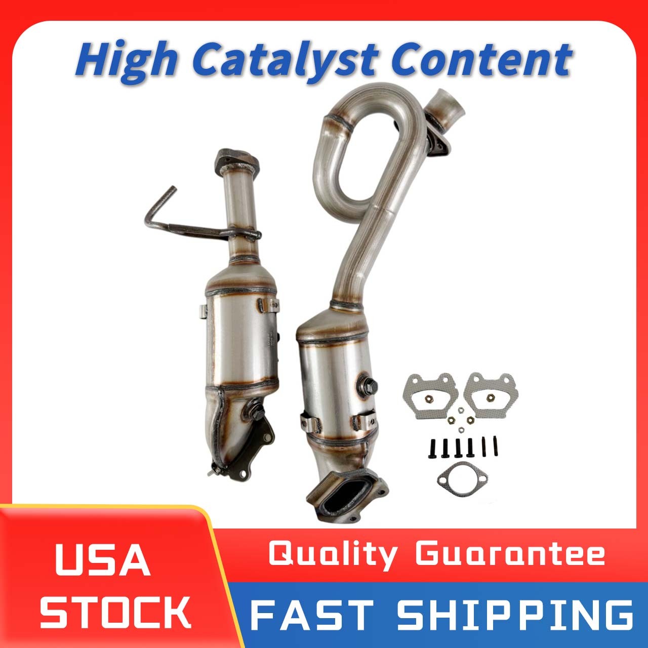 Catalytic Converter for Jeep Wrangler 2012 - 2018 3.6L Left and Right Direct Fit
