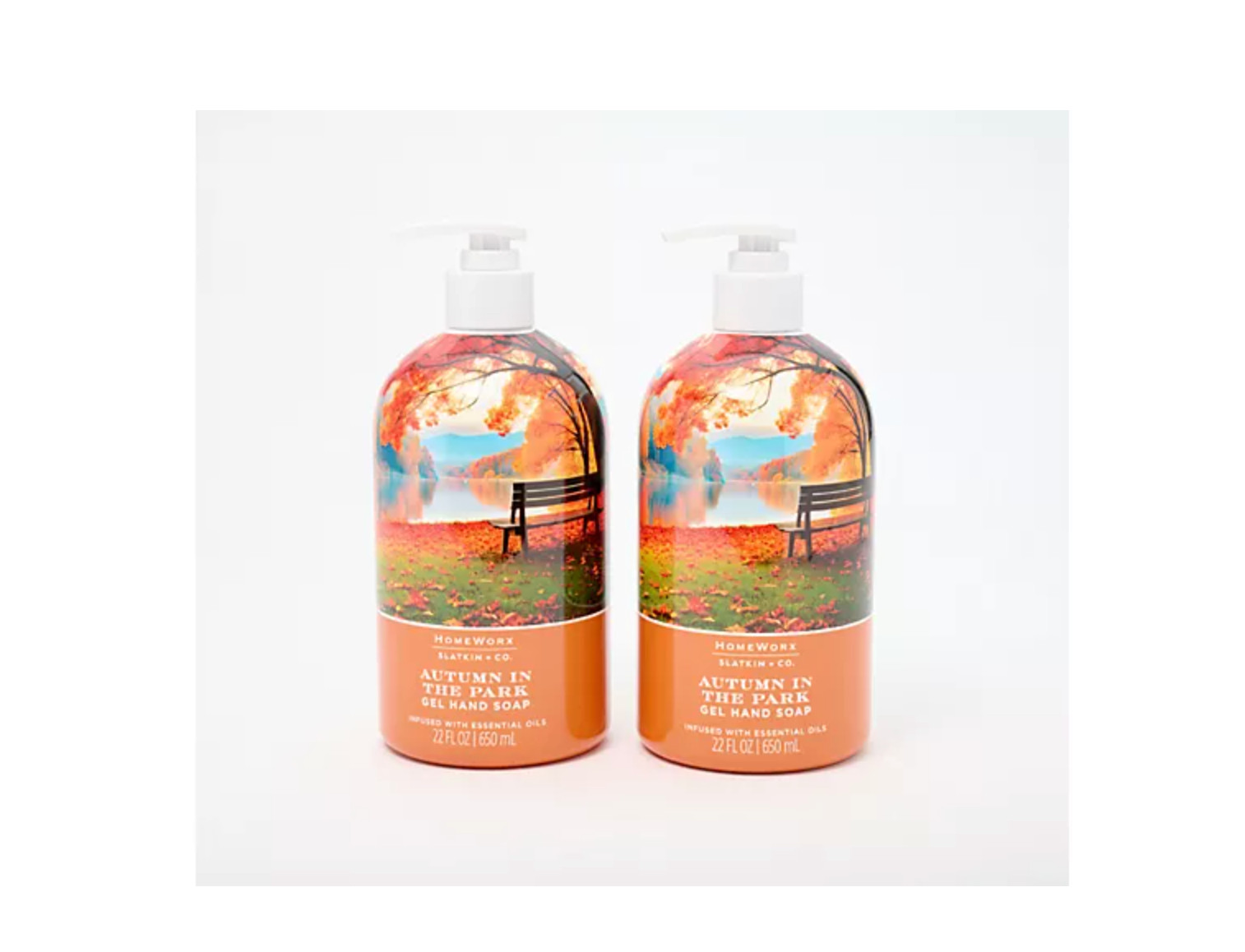 HomeWorx by Slatkin + Co. S/3 22-oz. Gel Hand Soaps Autumn Woodland HomeWorx by Slatkin + Co. S/3 22-oz. Gel Hand Soaps Autumn Woodland