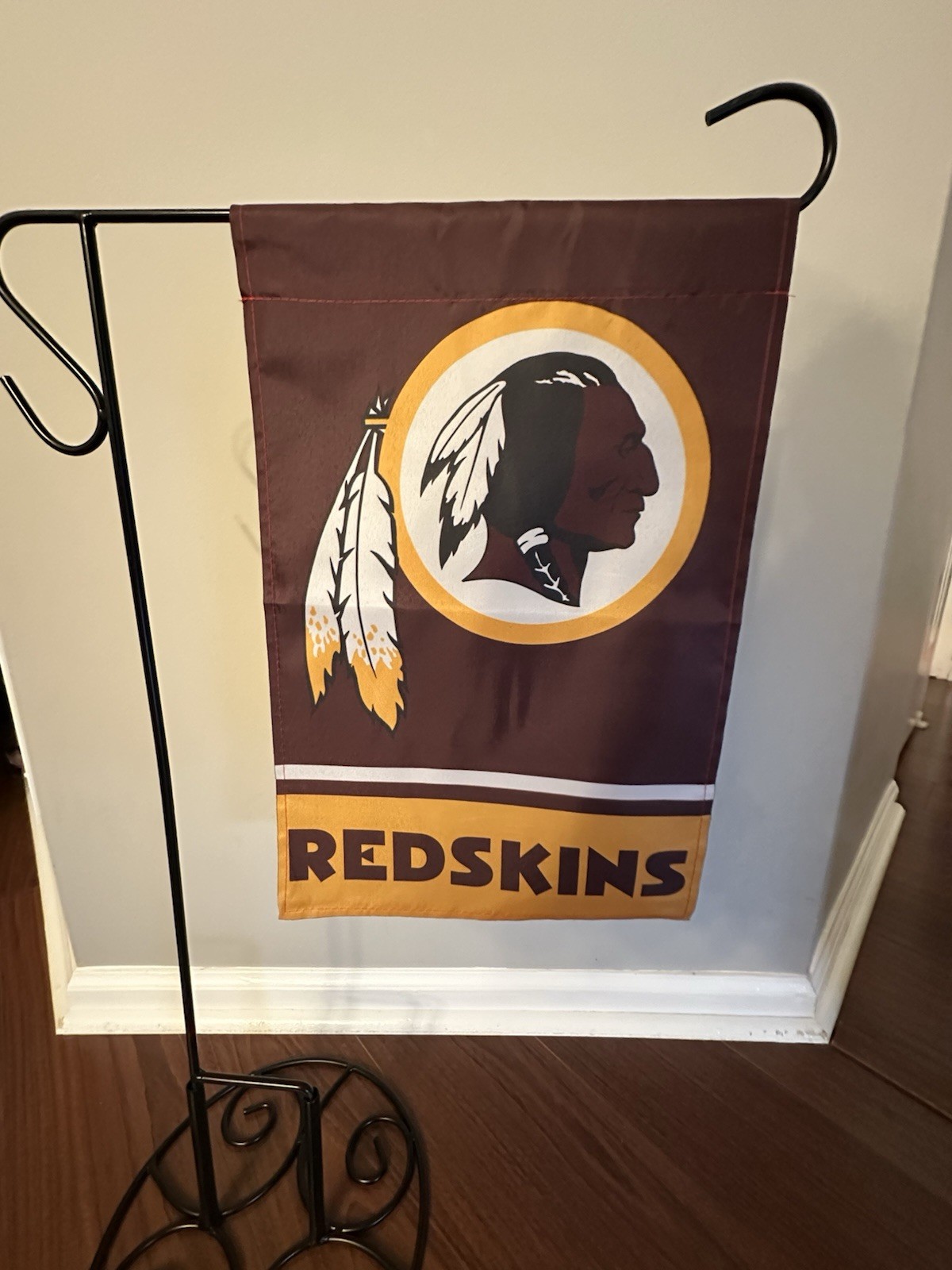Washington Redskins Garden Flag Double Sided Redskins Premium Yard Flag 12x18