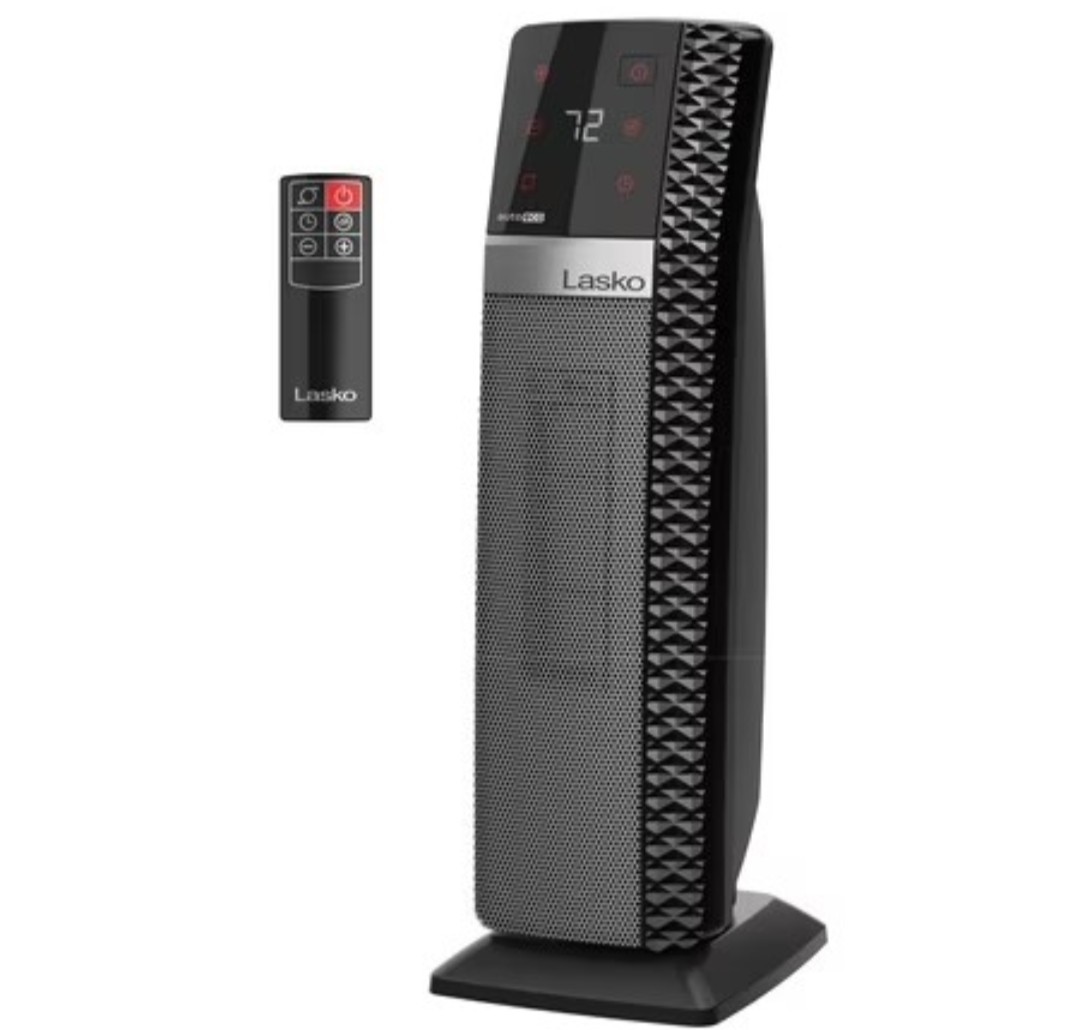 Lasko 22” Elite Collection Ceramic Tower Space Heater with Timer Remote, CT22445 Lasko 22” Elite Collection Ceramic Tower Space Heater with Timer Remote, CT22445