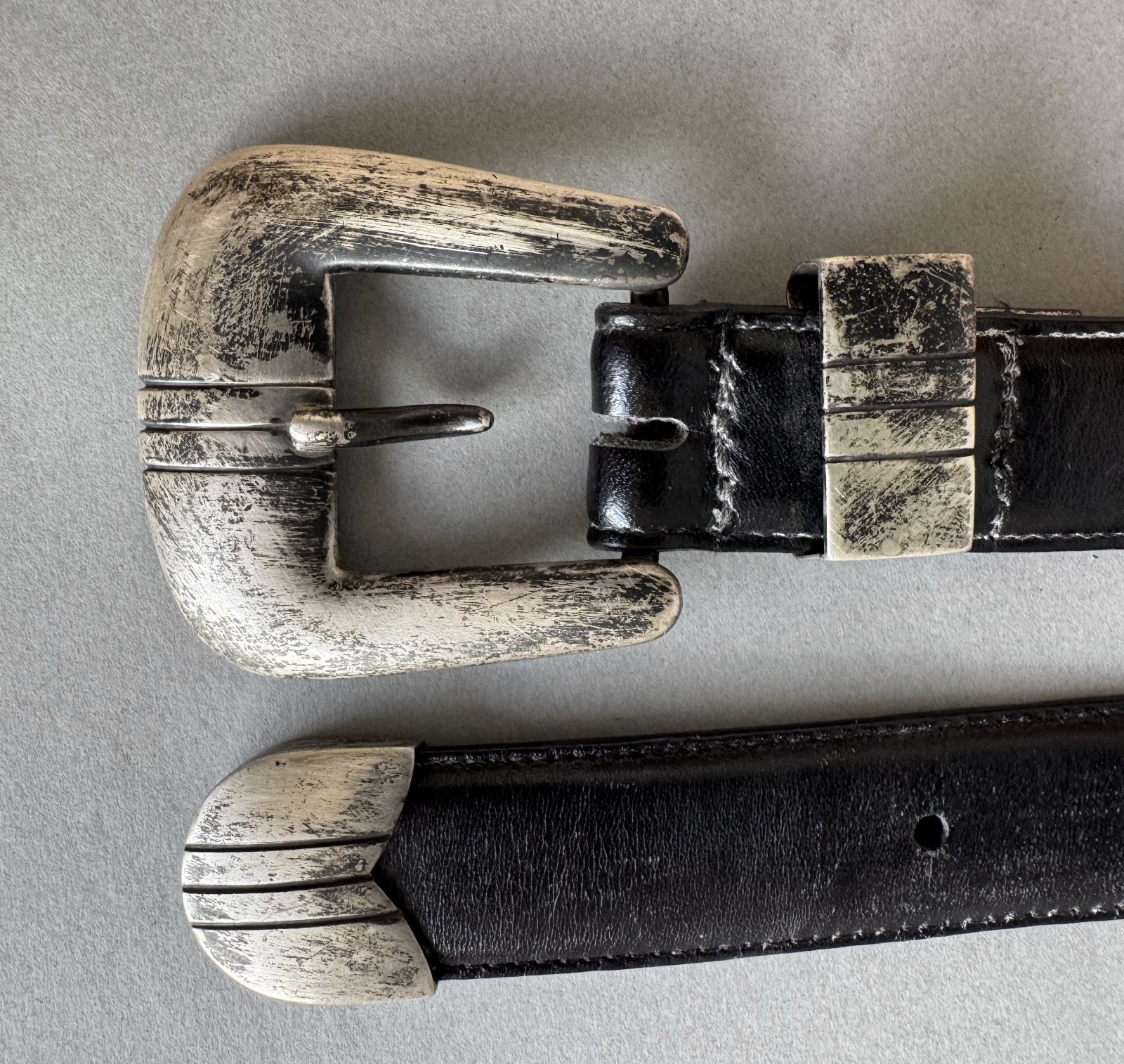 Vintage Navajo Sterling Silver Belt Signed Begay Hand Made