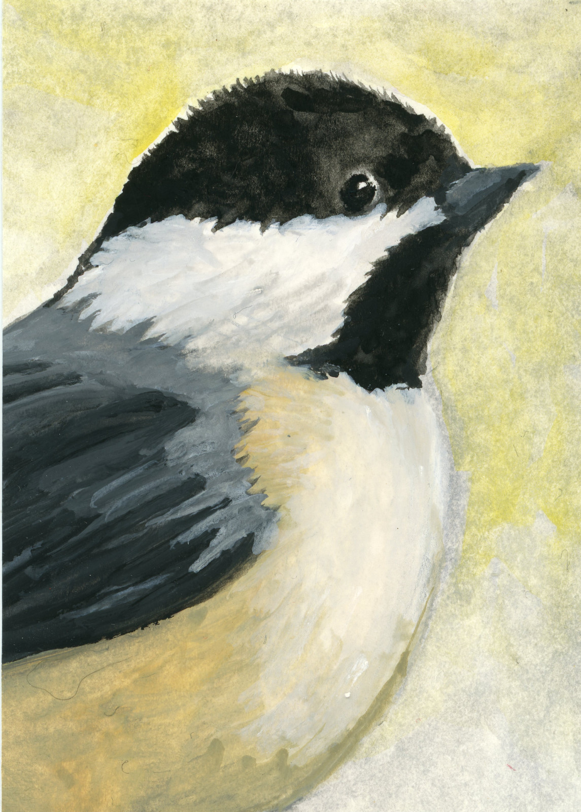 ACEO Art Print of Original Watercolor Animal Bird Painting (2.5x3.5 inches)