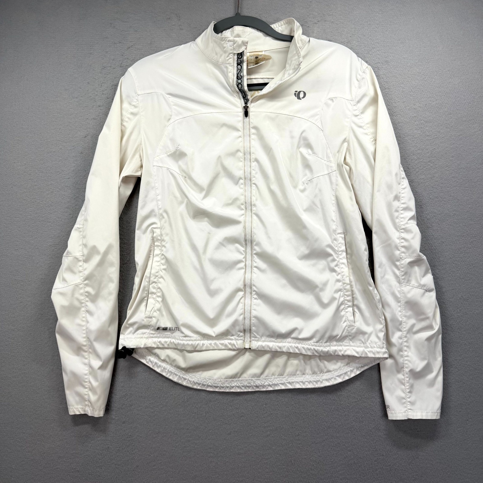 Pearl Izumi Elite Series Ride Thermal Barrier Jacket Womens M Off White Full Zip Pearl Izumi Elite Series Ride Thermal Barrier Jacket Womens M Off White Full Zip
