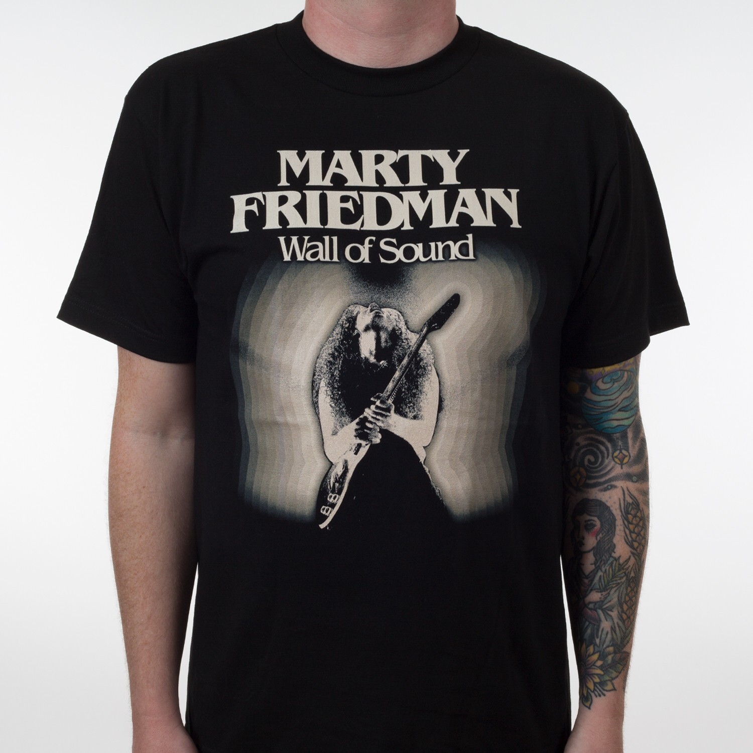 Retro Marty Friedman Wall Of Sound Gift For Fan Black All Size Shirt SS65 Retro Marty Friedman Wall Of Sound Gift For Fan Black All Size Shirt SS65