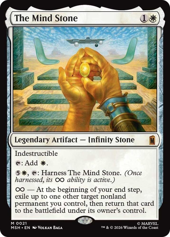MTG/Marvel - The Mind Stone - MSH 0021 MTG/Marvel - The Mind Stone - MSH 0021