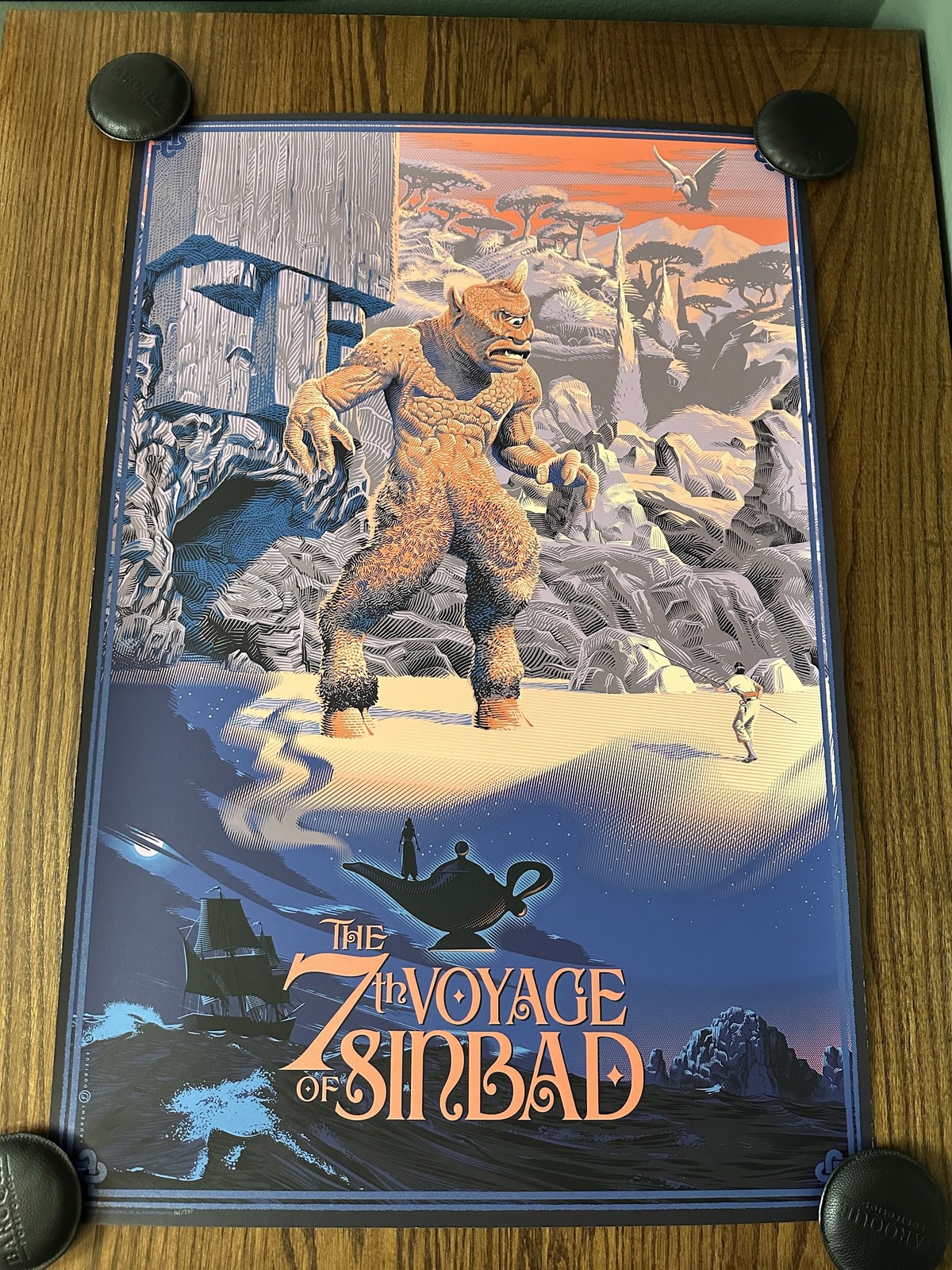 The 7th Voyage of Sinbad Mondo BNG 24x36 Poster Laurent Durieux Limited Print