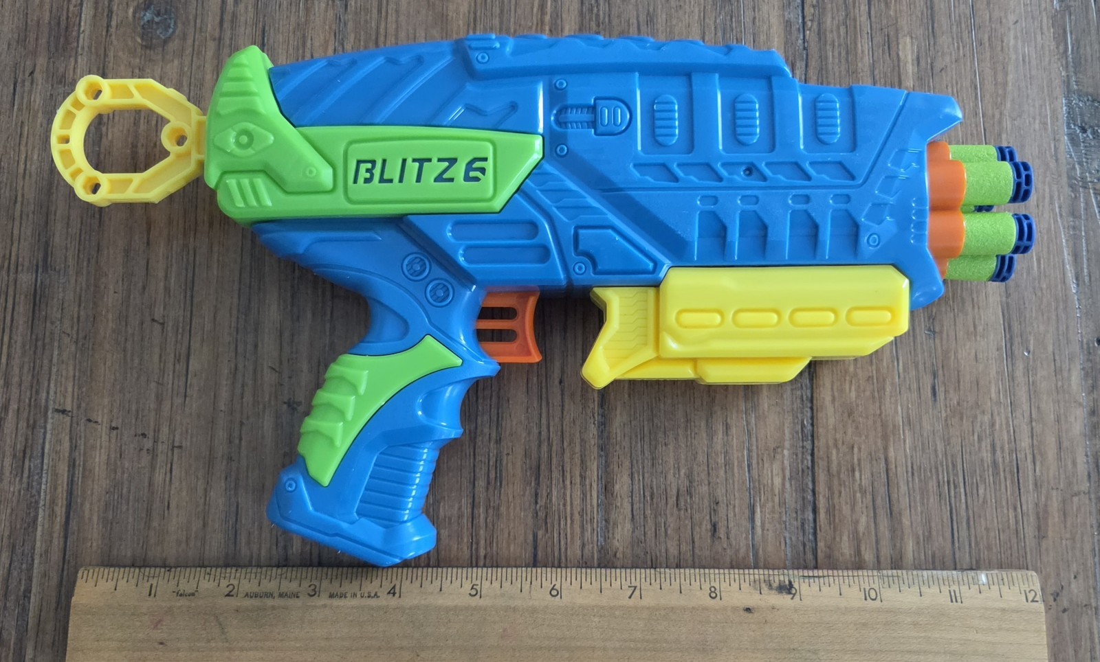 Adventure Force Blitz Auto Advancing Dart Blaster With 6 Foam Darts EXC Cond