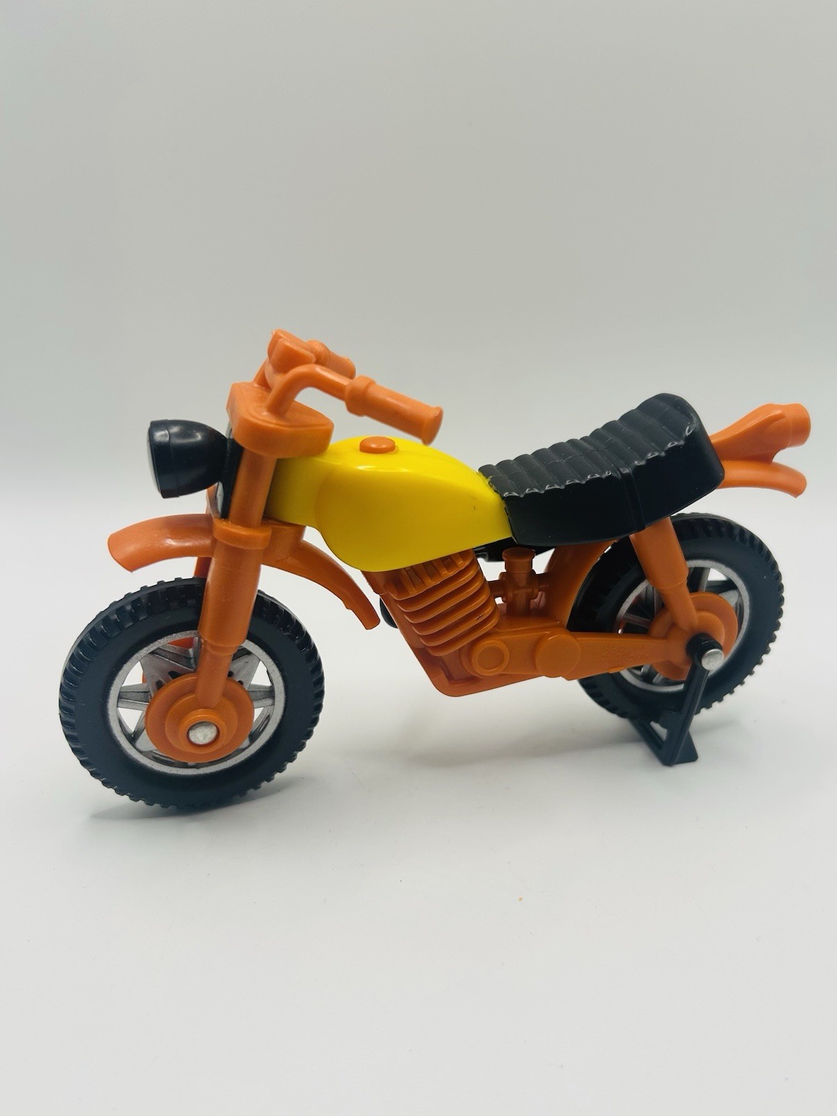 Dirt Bike Tonka Vintage Orange & Yellow Vintage 1970s/80s Toy Motorcycle