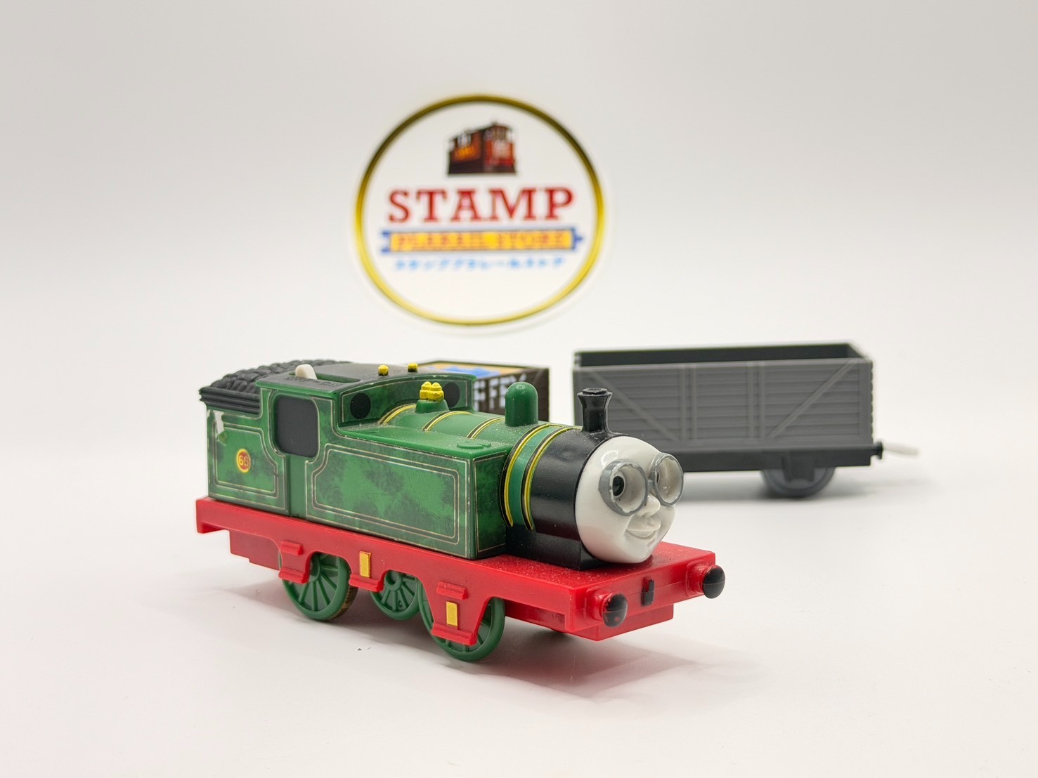 RARE Tomy Trackmaster Plarail Whiff the Scruffy Tank Engine