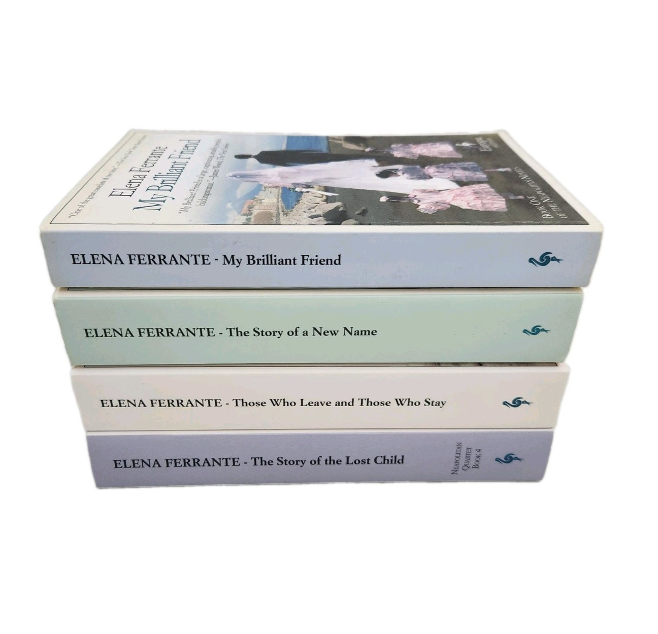 Elena Ferrante Lot Complete Series Neapolitan Novels Set of 4 Books Europa 1-4