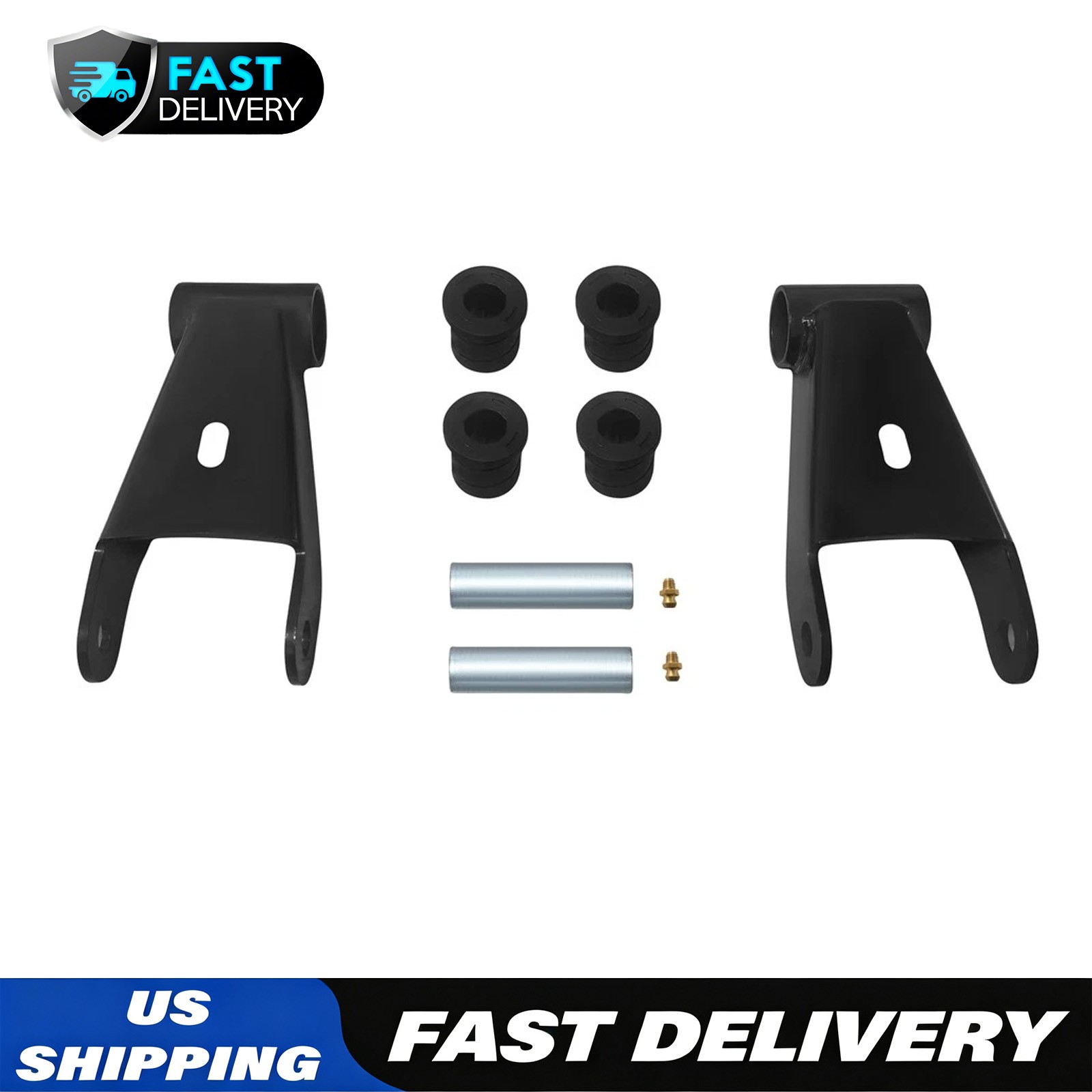 For Ford Racing 2021-2025 Ford F-150 New M-3000-HB Rear Lowering Shackles Kit