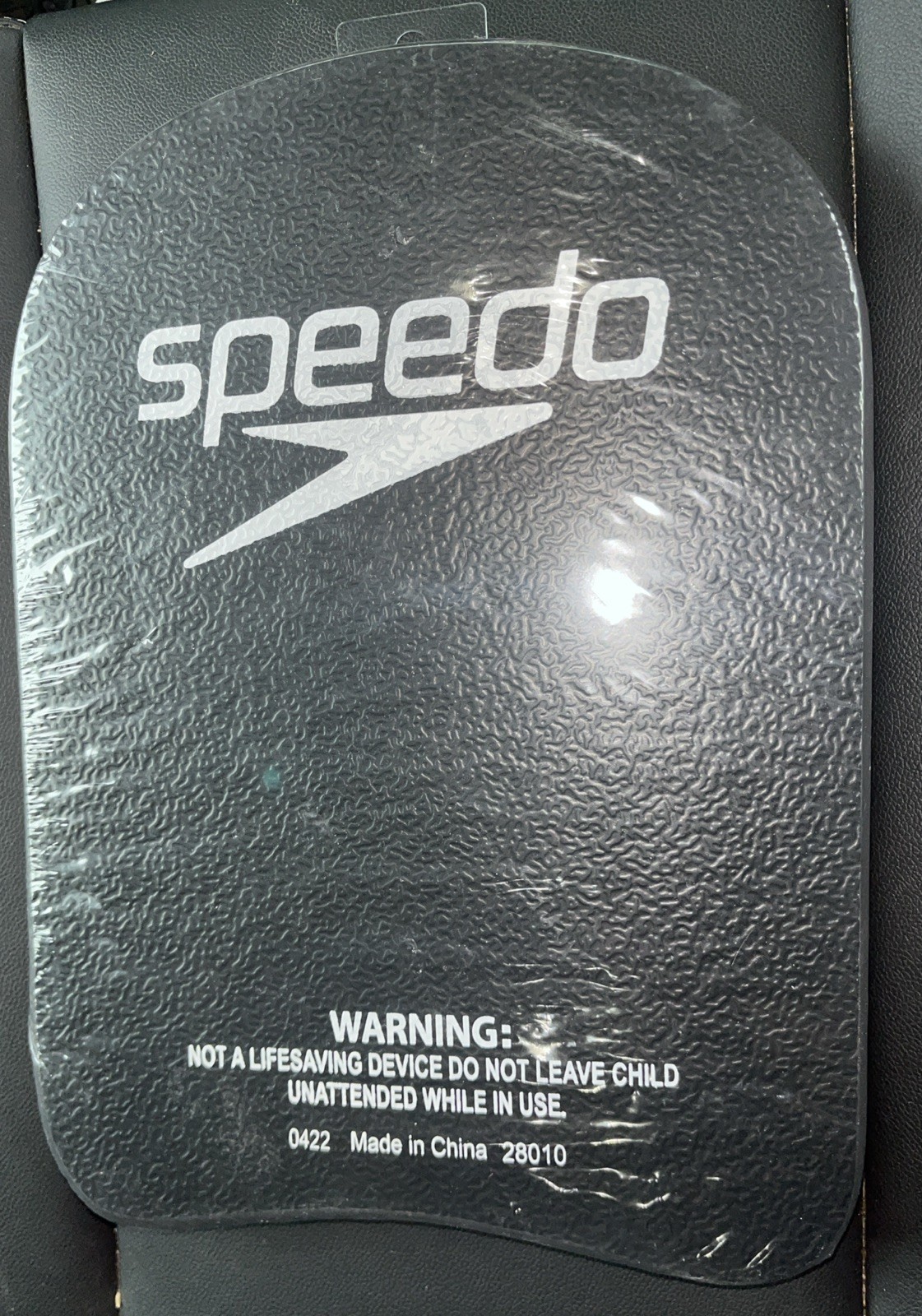 NEW Speedo Swim Training Kickboard Black Foam Adult Unisex Pool Beach One Sealed