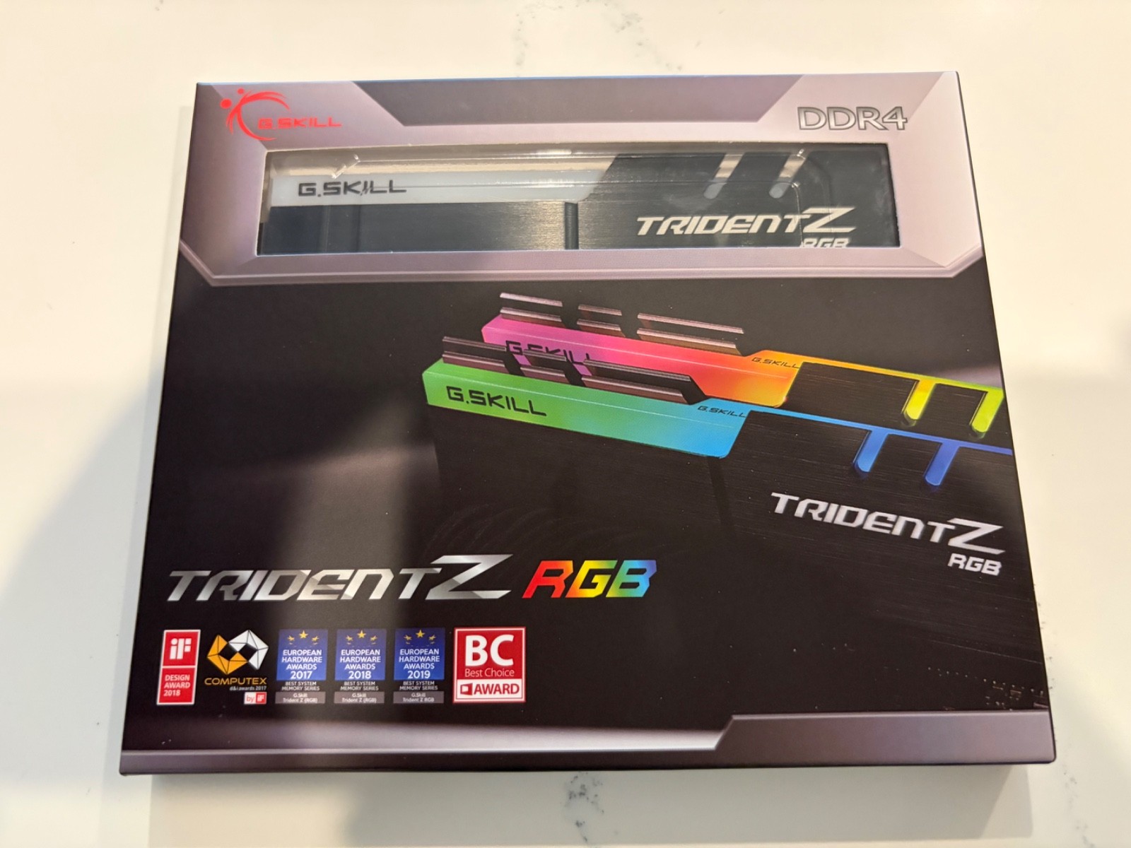G.SKILL TridentZ RGB 32GB (2x16GB) DDR4 RAM 3600MT/s CL16