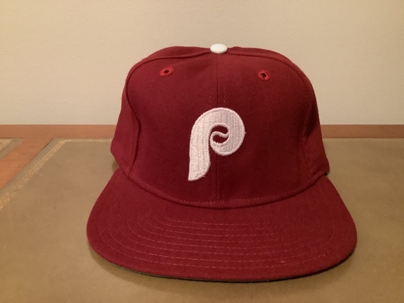 Philadelphia Phillies NEW ERA PRO Model Wool Hat Vintage Dupont 1980s snapback Philadelphia Phillies NEW ERA PRO Model Wool Hat Vintage Dupont 1980s snapback