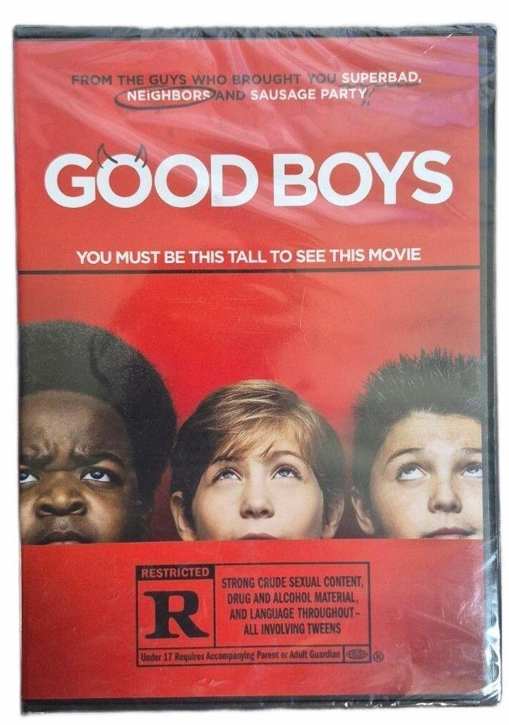 Good Boys DVD NEW SEALED 2019 Comedy Jacob Tremblay Seth Rogen