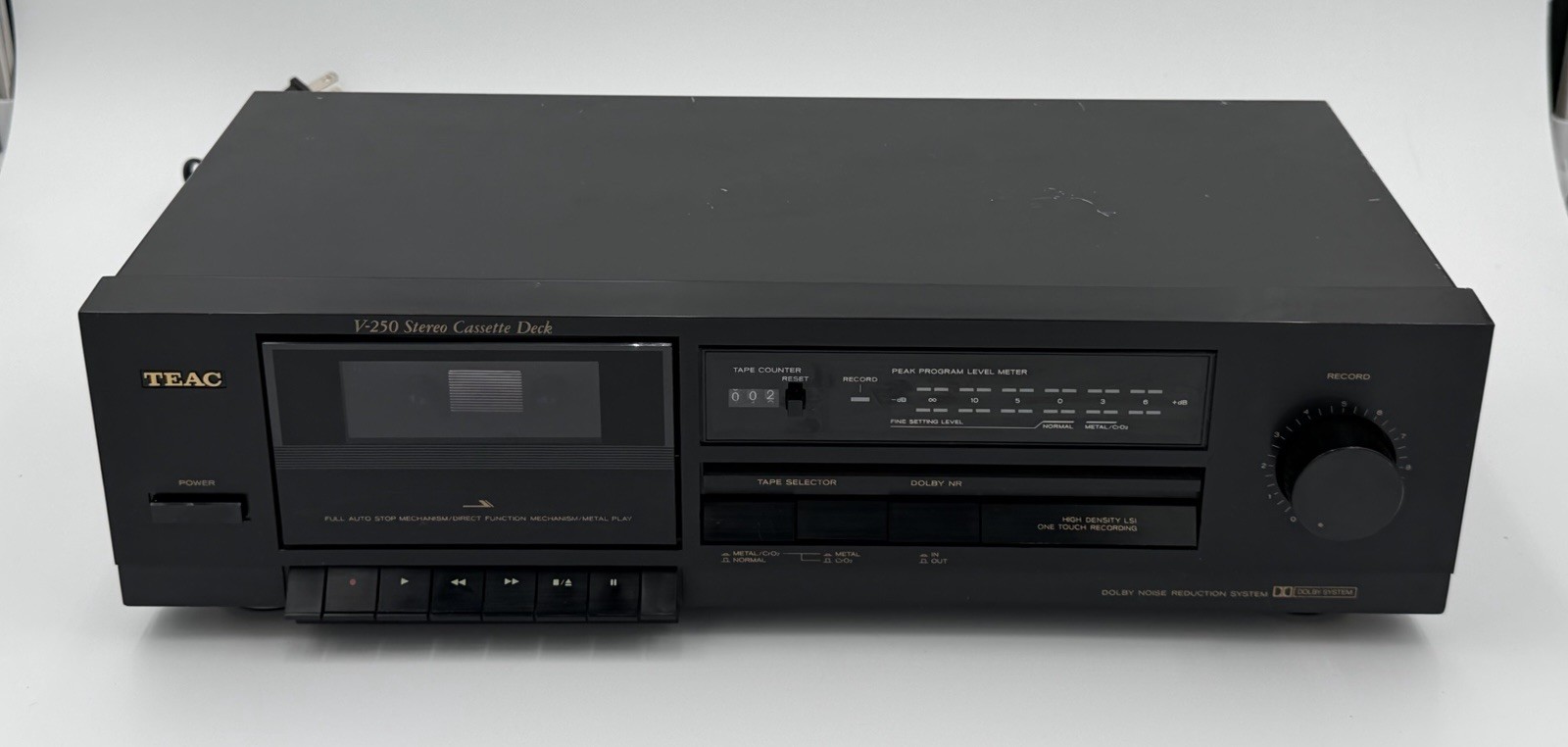 Vintage 1980/90s TEAC V-250 Stereo Cassette Deck