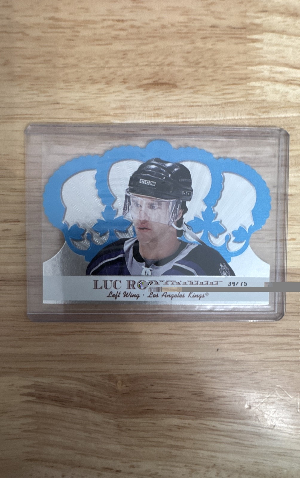 2000-01 Pacific Crown Royale - Luc Robitaille #50 Ice Blue /75