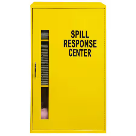Condor 35Zt06 Spill Kit, 17 Gal Volume Absorbed Per Kit, Wall Cabinet, Yellow