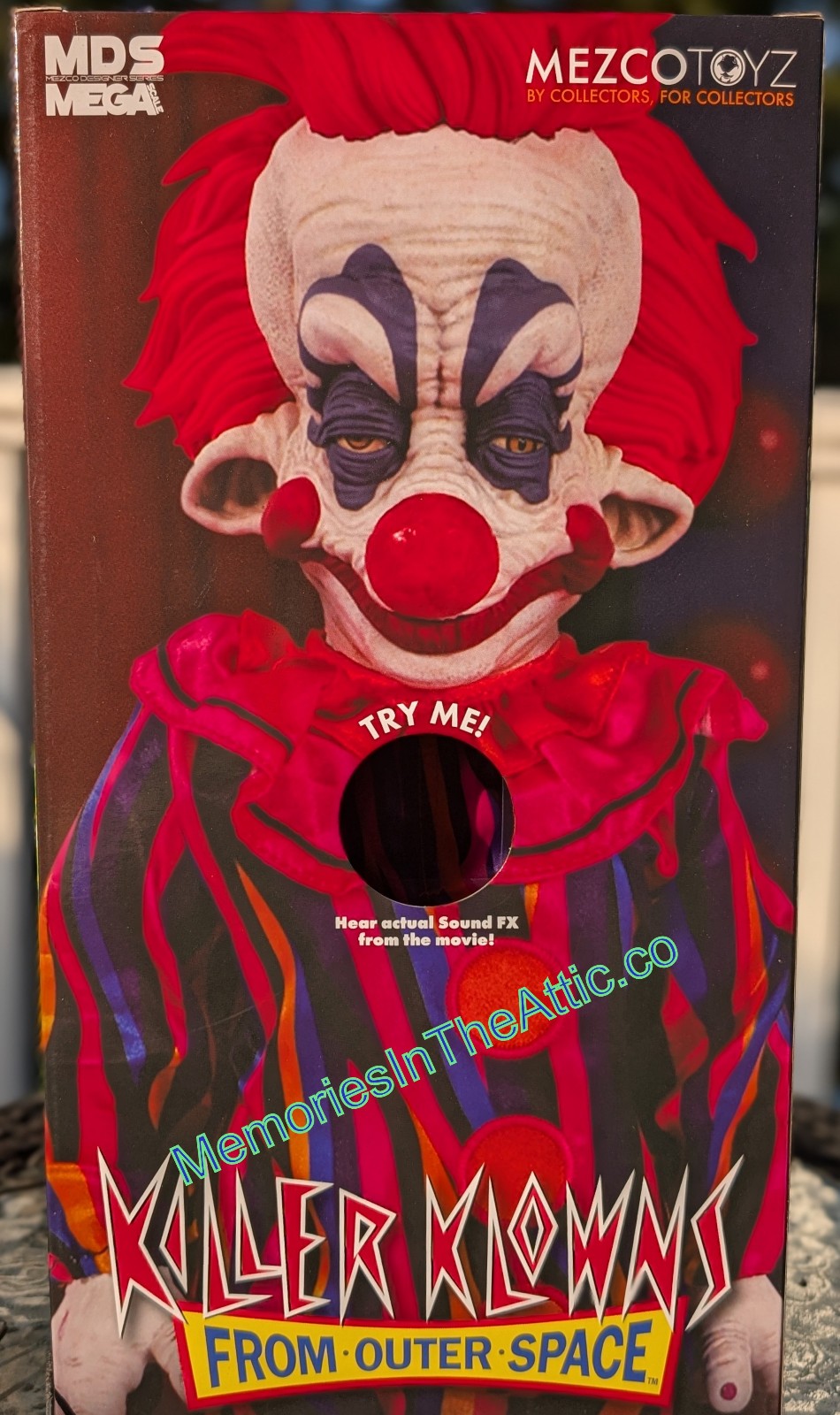 Mezco Toyz Rudy Mega Figure Killer Klowns From Outer Space MDS Talking 15\