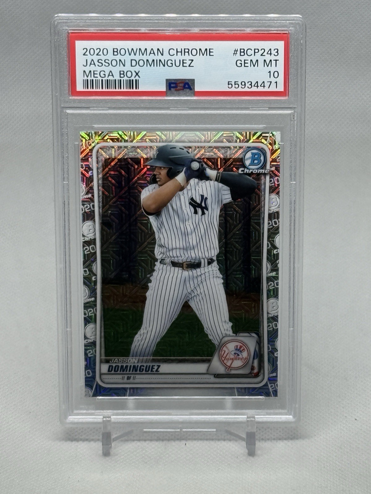 2020 Bowman Chrome Jasson Dominguez PSA 10