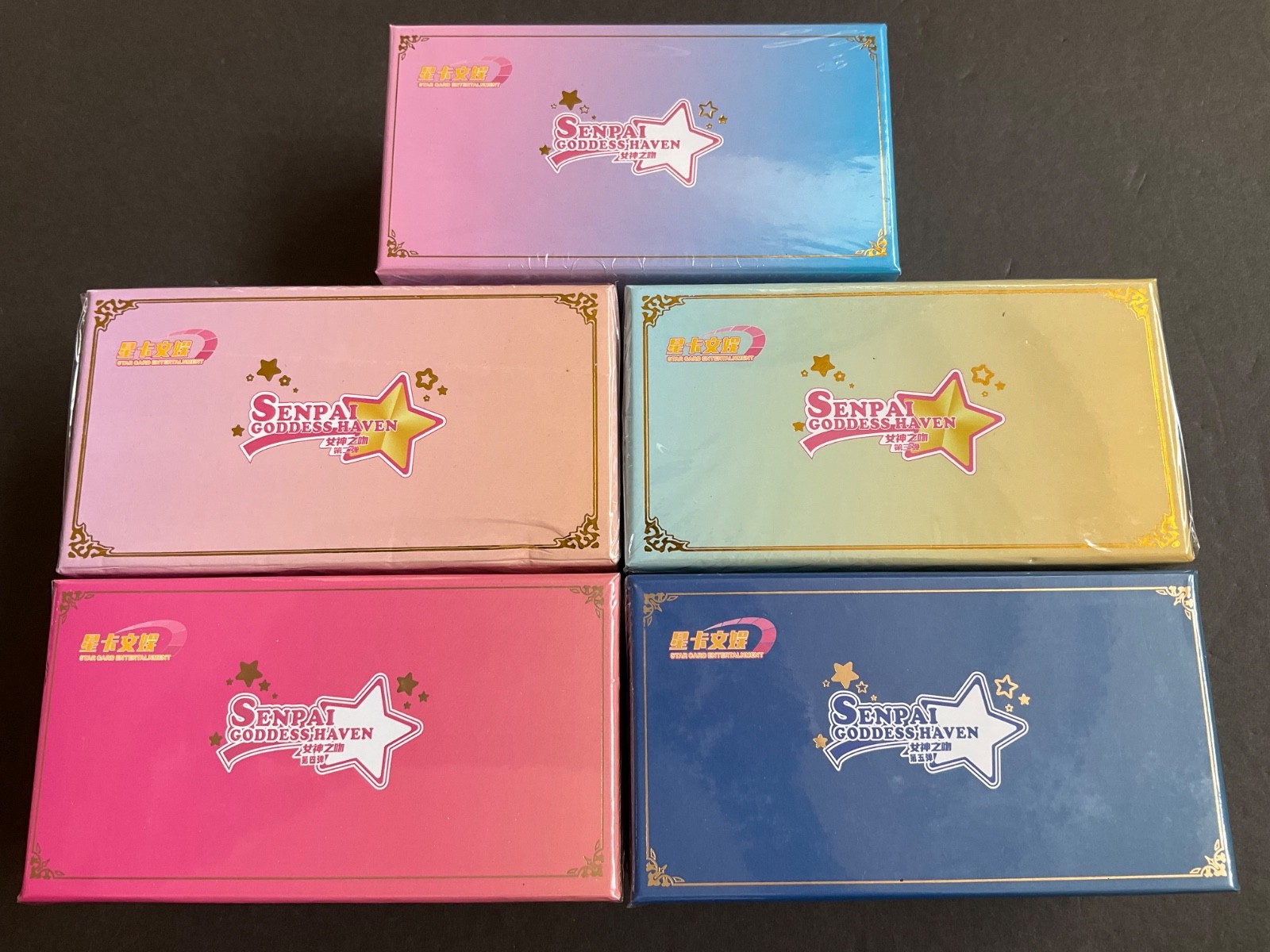 Senpai Goddess Haven Series #1-#5 Booster Boxes  -  Goddess Story -Out of Print