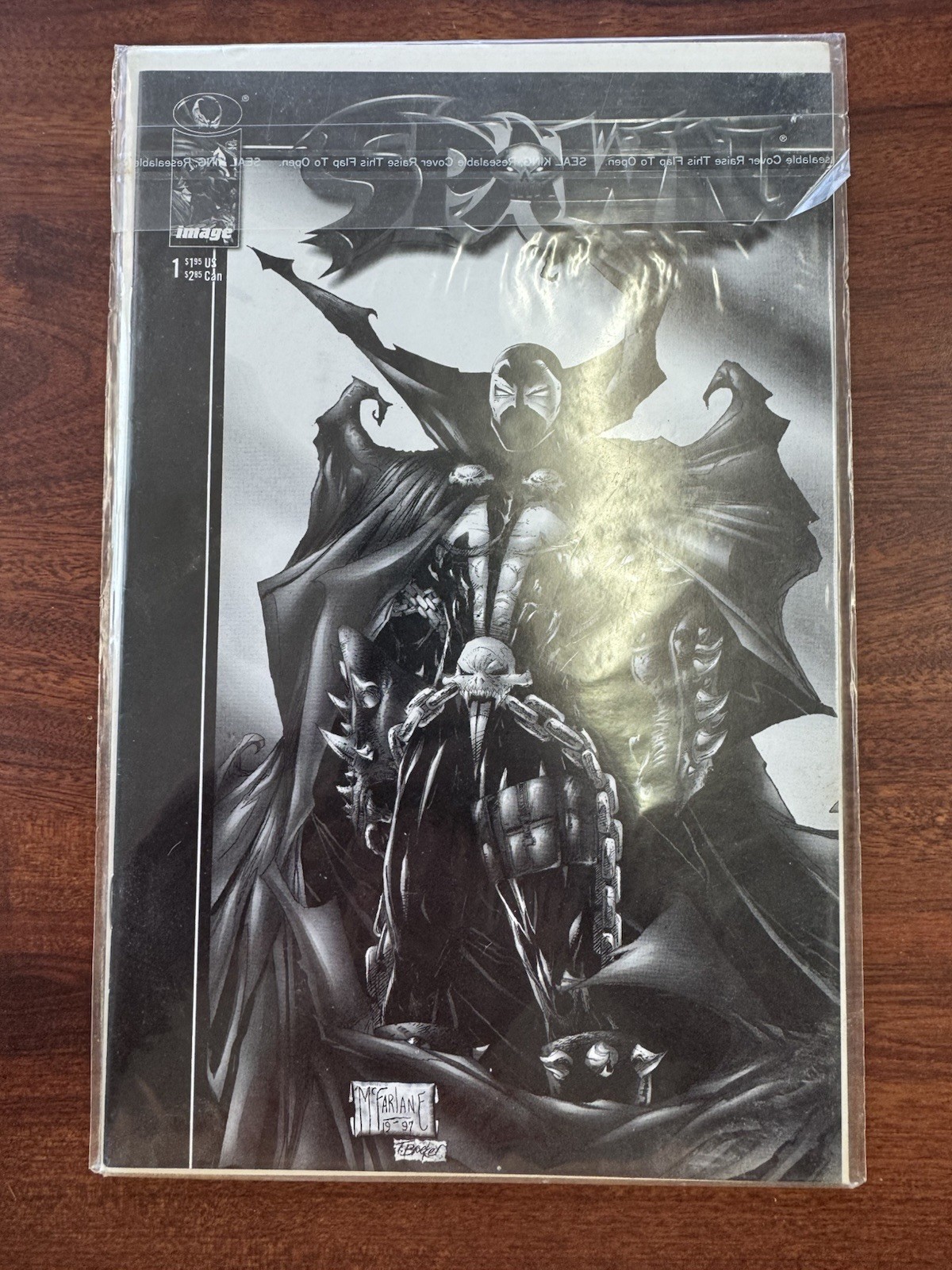 Spawn #1 Black And White Variant Rare NM Never Touched 1 Owner Spawn #1 Black And White Variant Rare NM Never Touched 1 Owner