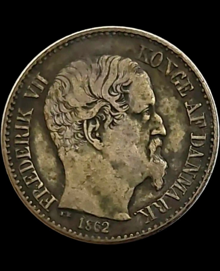 1862 Danish West Indies 10 Cents Silver Coin 0.925 Fine KM#3 1862 Danish West Indies 10 Cents Silver Coin 0.925 Fine KM#3