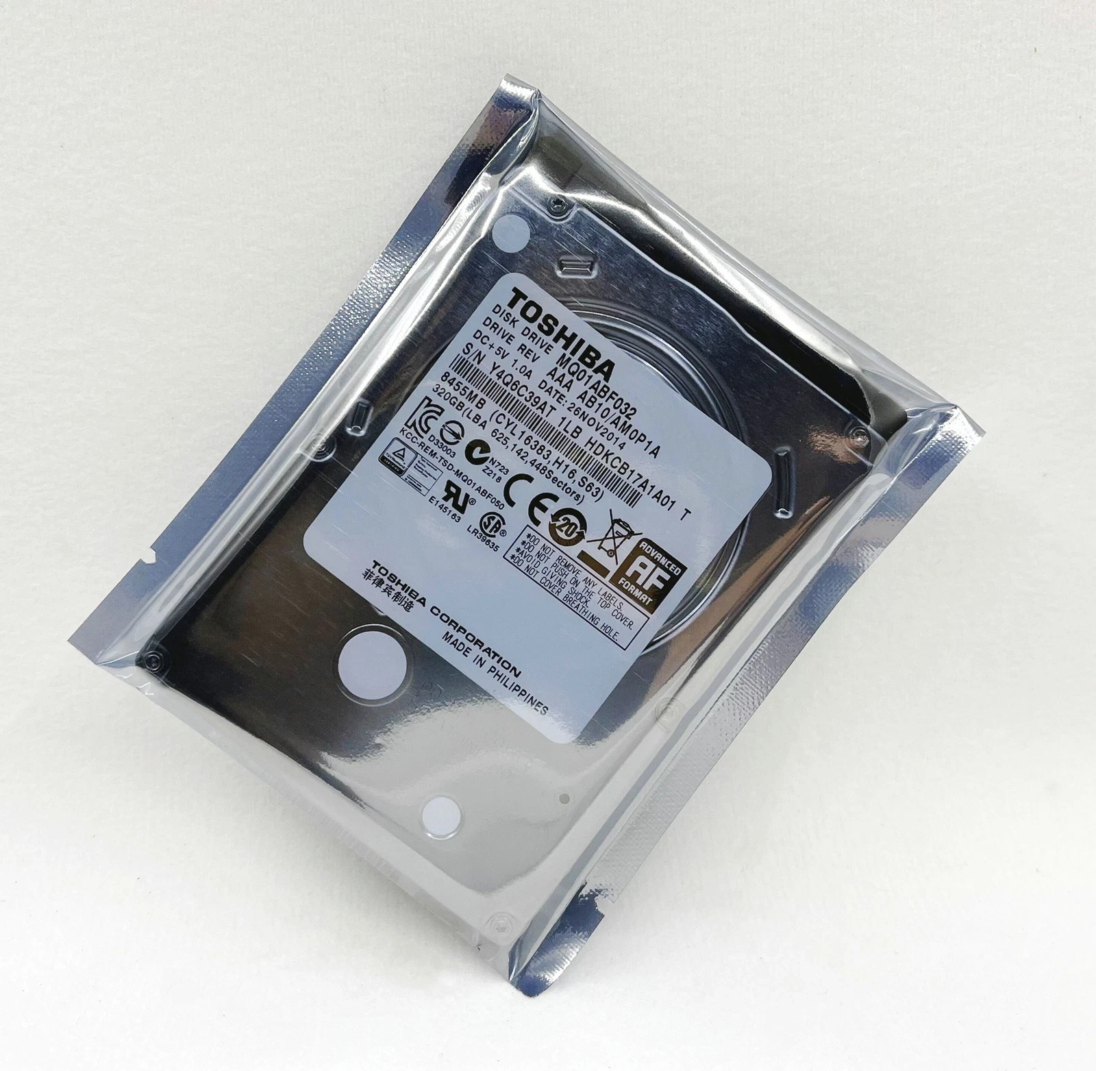 Toshiba 320GB MQ01ABF032 5400RPM SATA 2.5\